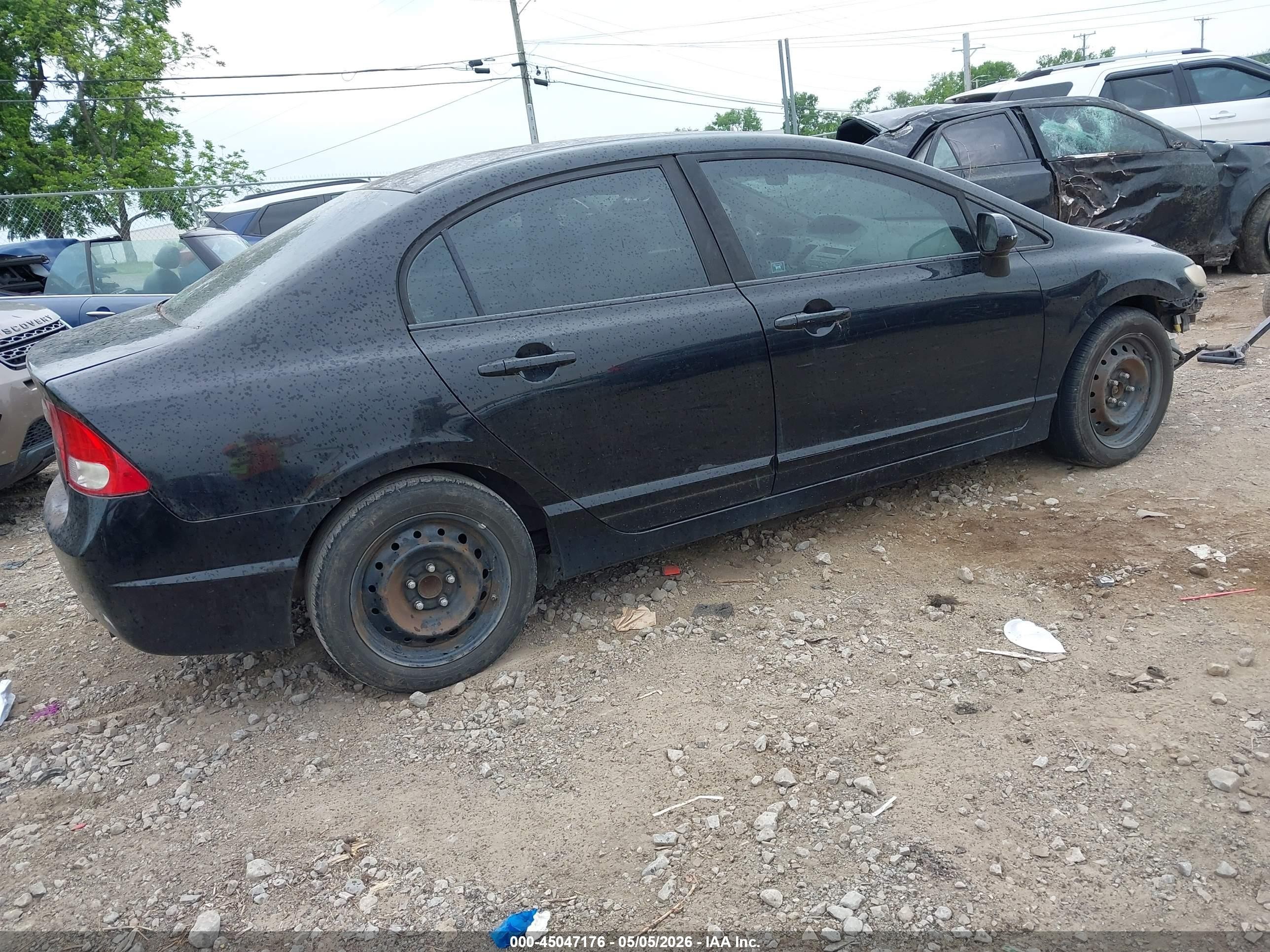 2010 Honda Civic Lx Черный vin: 19XFA1F58AE016696