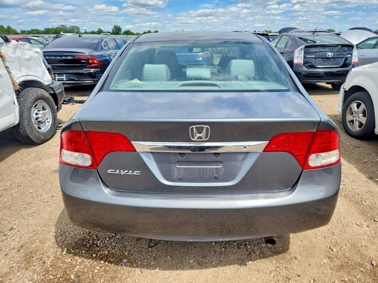2010 Honda Civic Lx Gray vin: 19XFA1F58AE021820