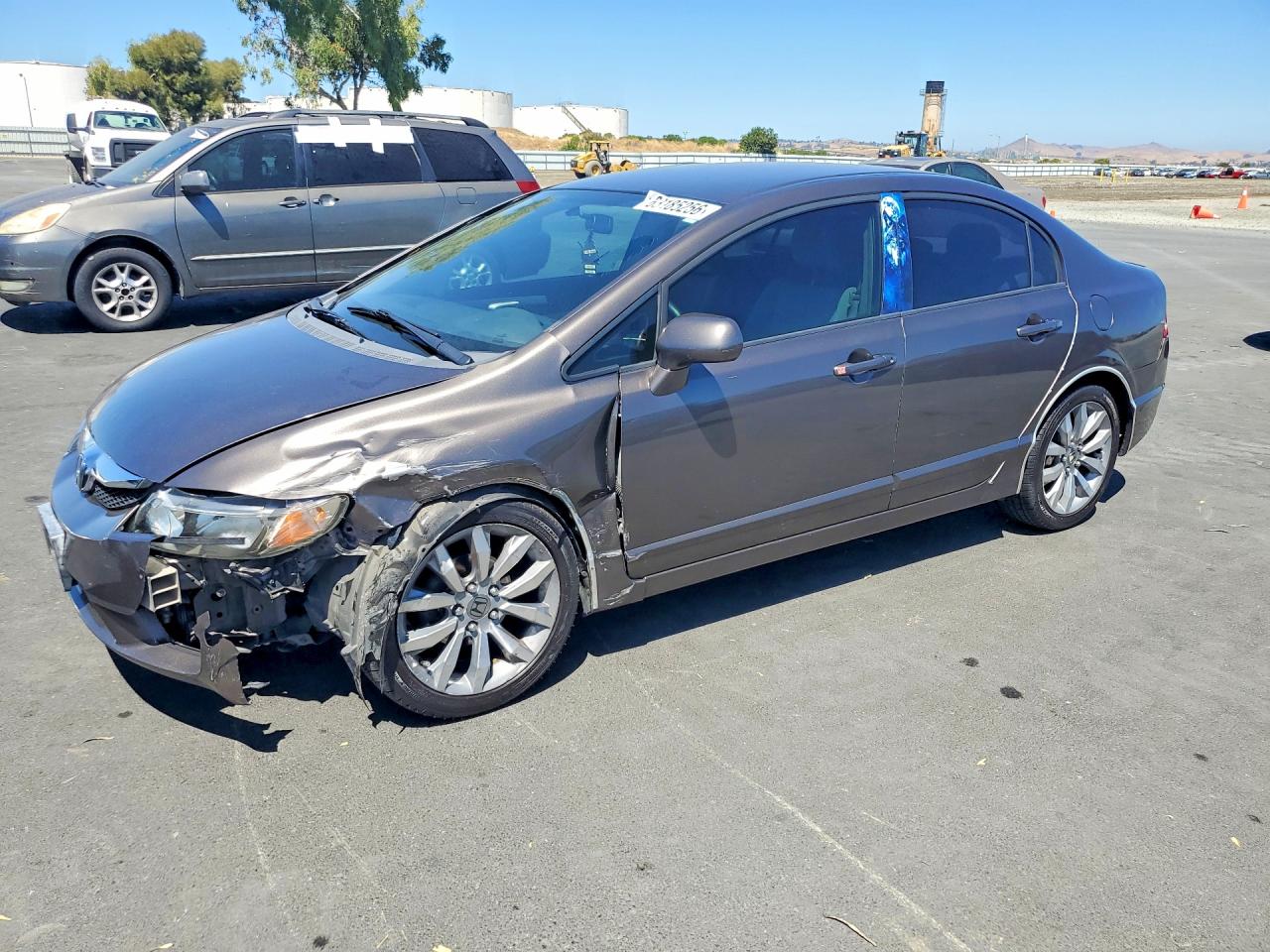 2010 Honda Civic Lx Brown vin: 19XFA1F58AE030792