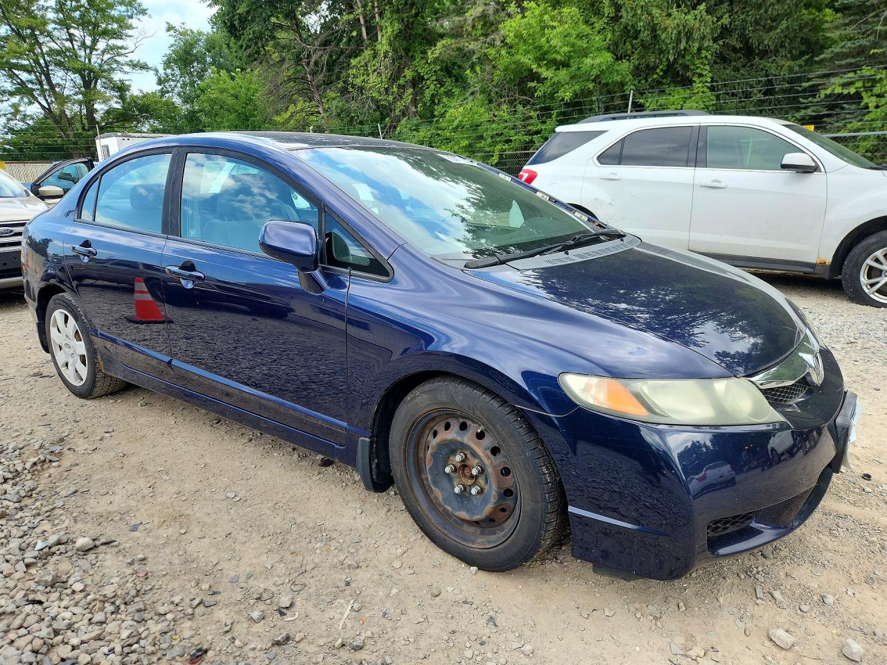 2010 Honda Civic Lx Blue vin: 19XFA1F58AE032106