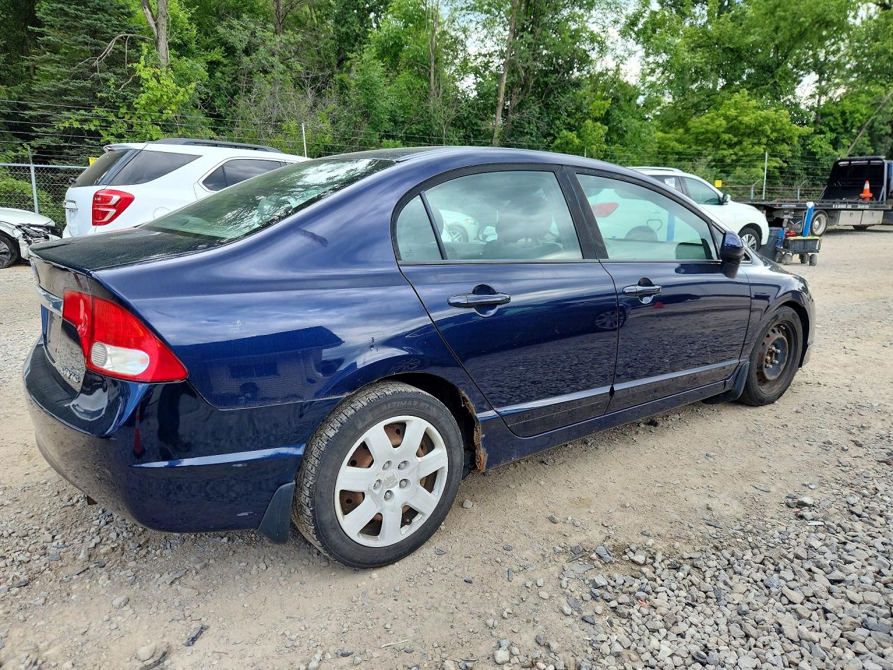 2010 Honda Civic Lx Blue vin: 19XFA1F58AE032106