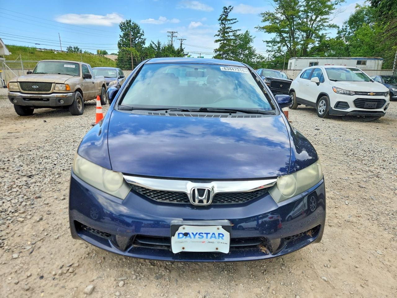 2010 Honda Civic Lx Blue vin: 19XFA1F58AE032106
