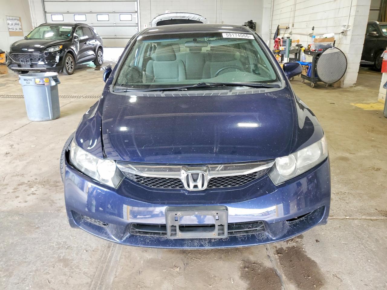 2010 Honda Civic Lx Blue vin: 19XFA1F58AE046457