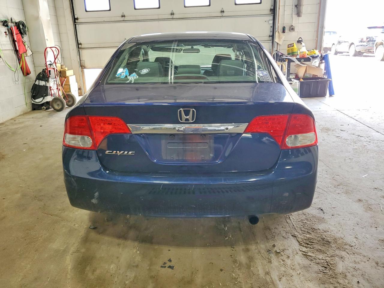 2010 Honda Civic Lx Blue vin: 19XFA1F58AE046457