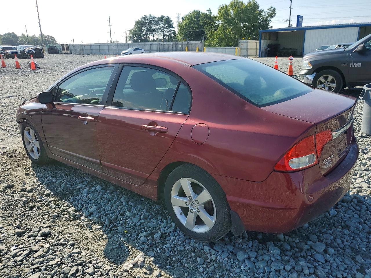 2010 Honda Civic Lx Burgundy vin: 19XFA1F58AE051013