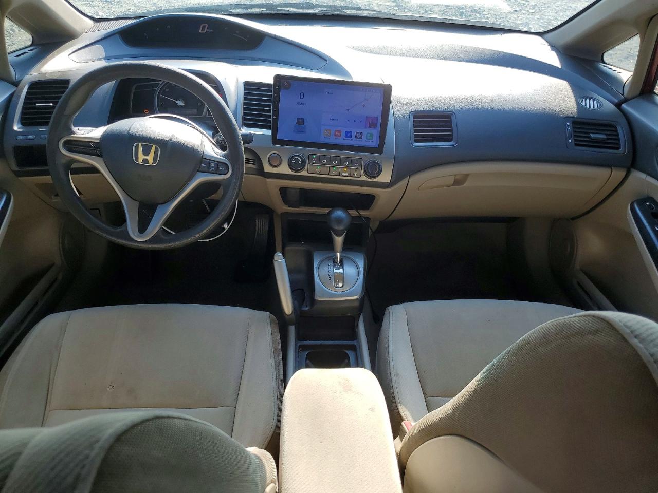 2010 Honda Civic Lx Burgundy vin: 19XFA1F58AE051013