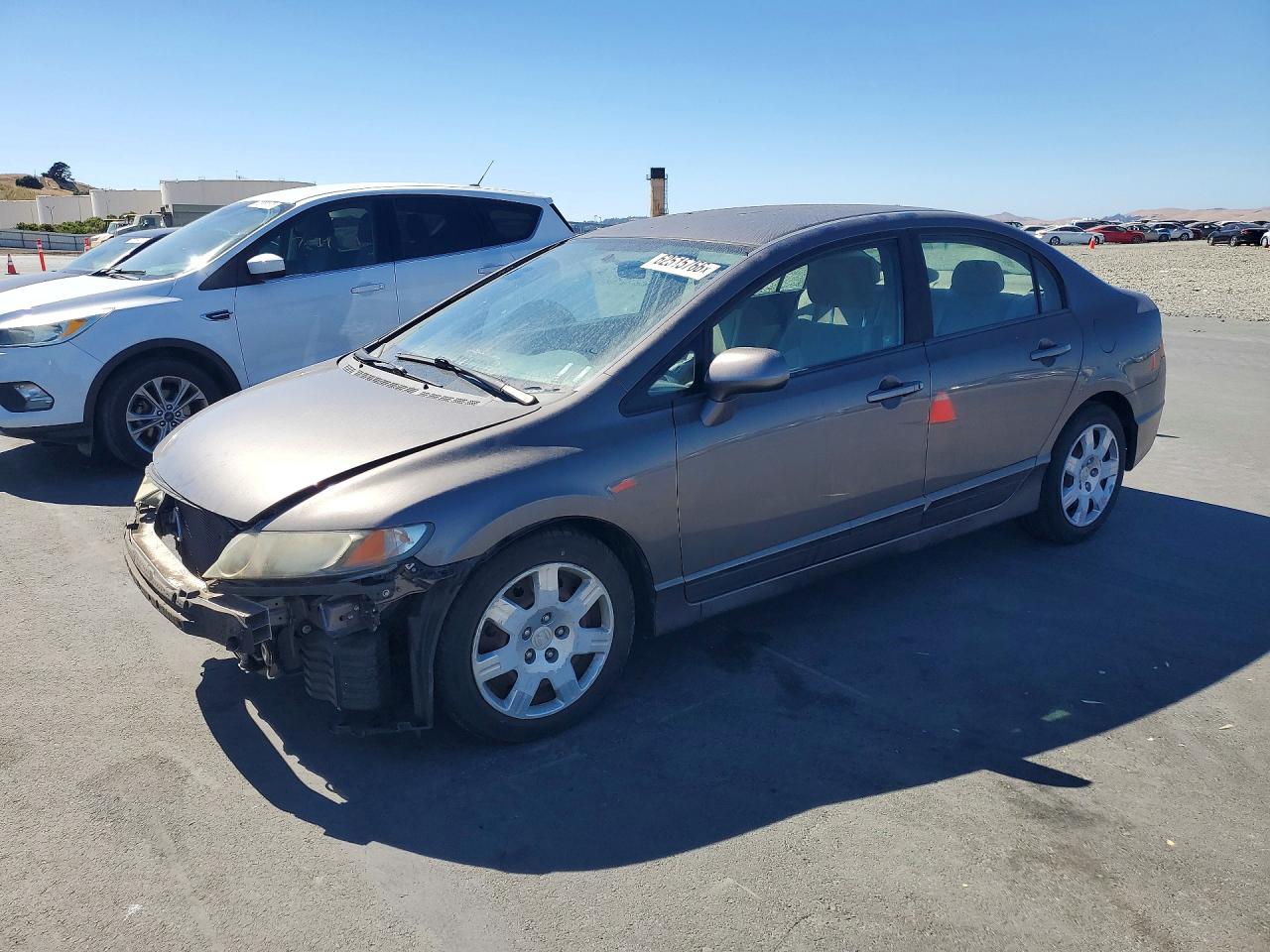2010 Honda Civic Lx Brown vin: 19XFA1F58AE063436