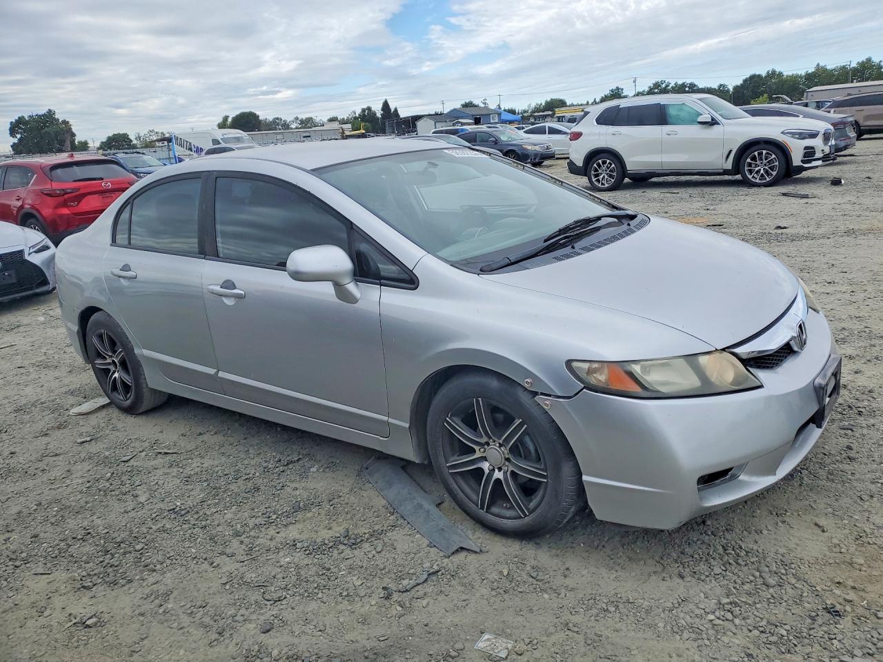 2010 Honda Civic Lx Silver vin: 19XFA1F58AE069494