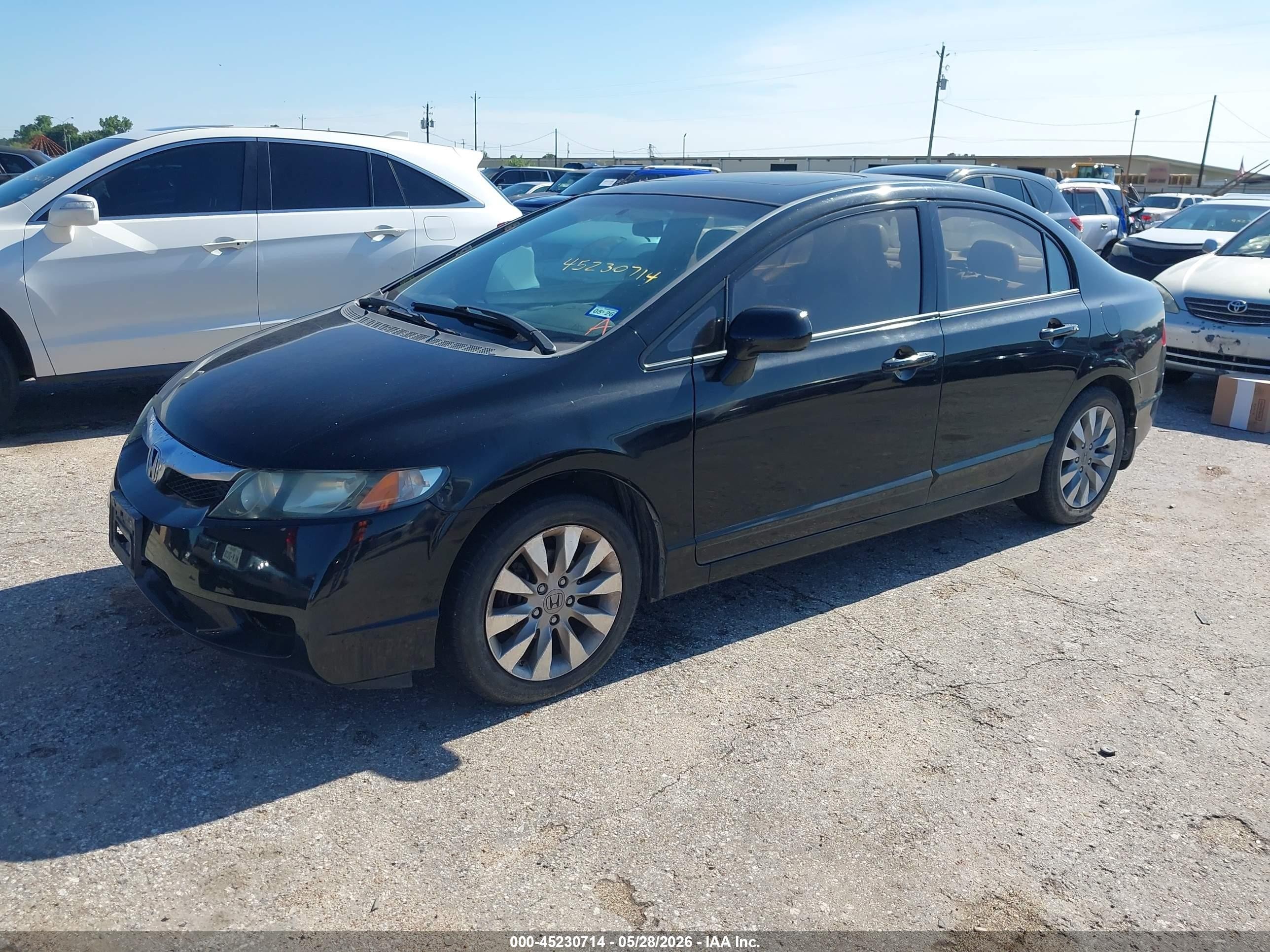 2010 Honda Civic Lx Black vin: 19XFA1F58AE069687