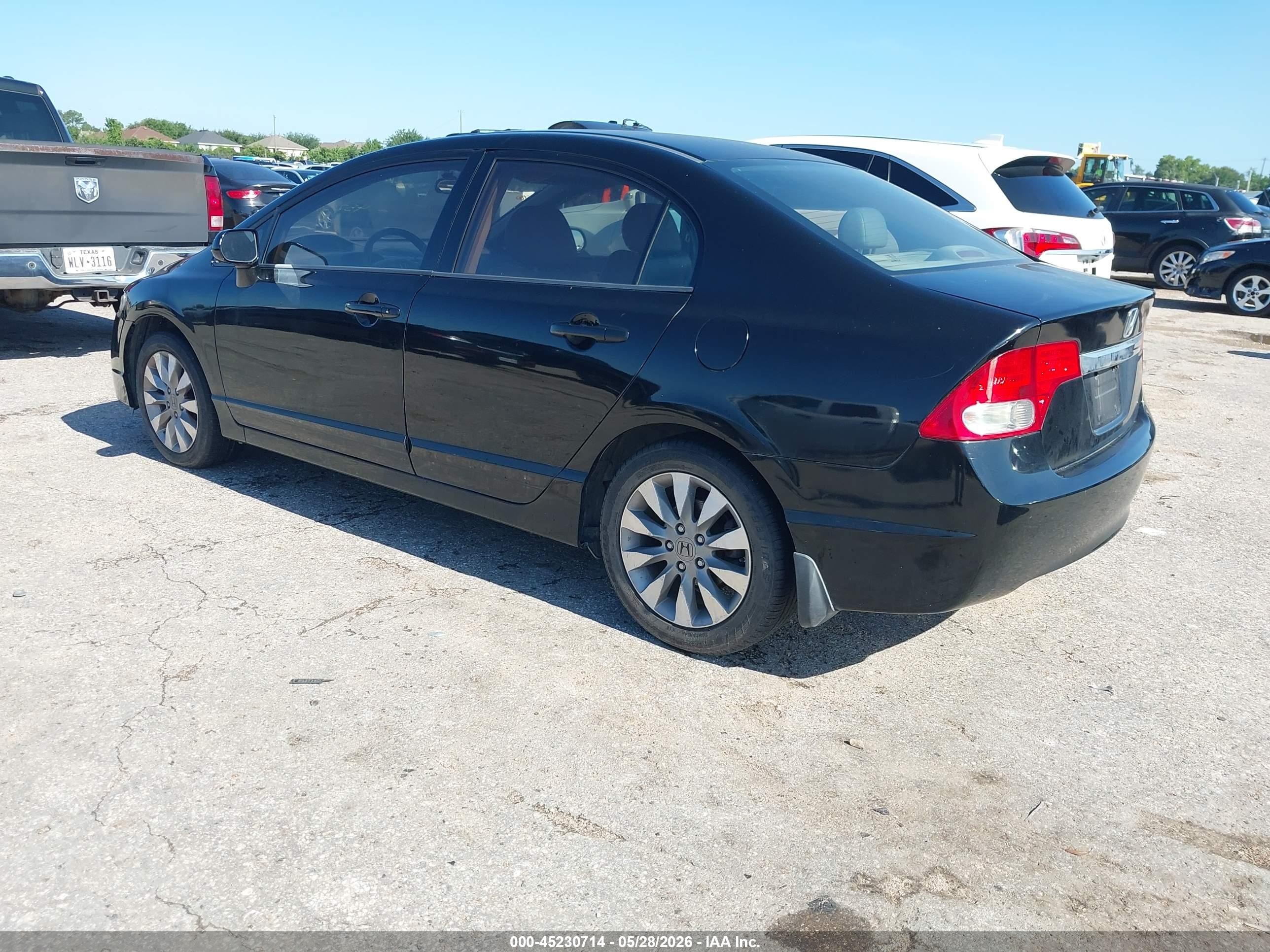 2010 Honda Civic Lx Black vin: 19XFA1F58AE069687