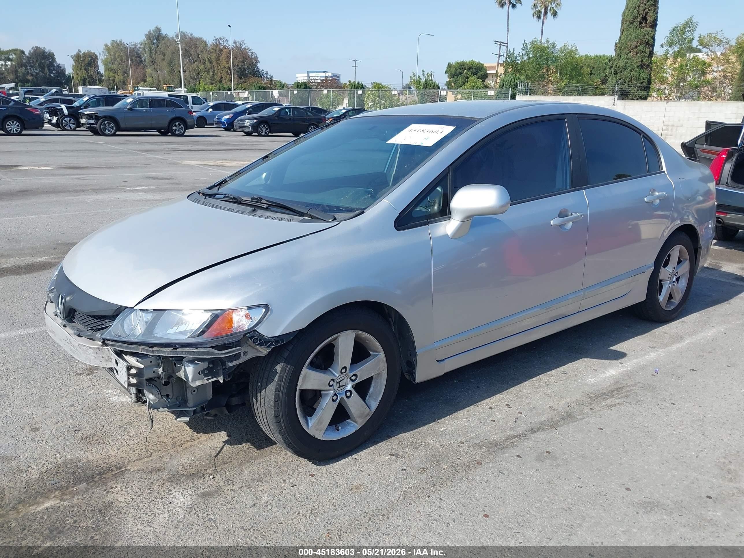 2010 Honda Civic Lx Silver vin: 19XFA1F58AE073545