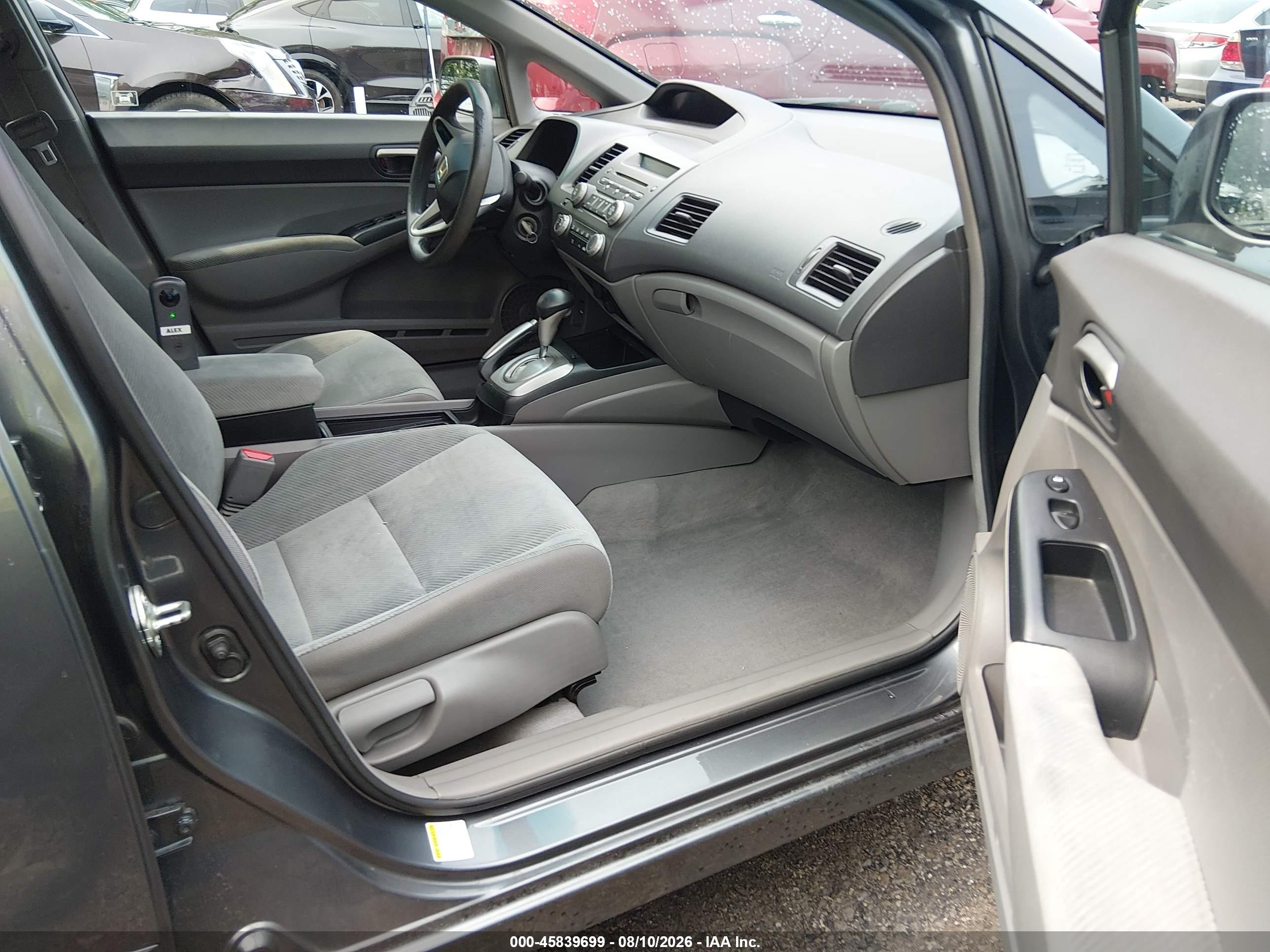2011 Honda Civic Lx Gray vin: 19XFA1F58BE004064