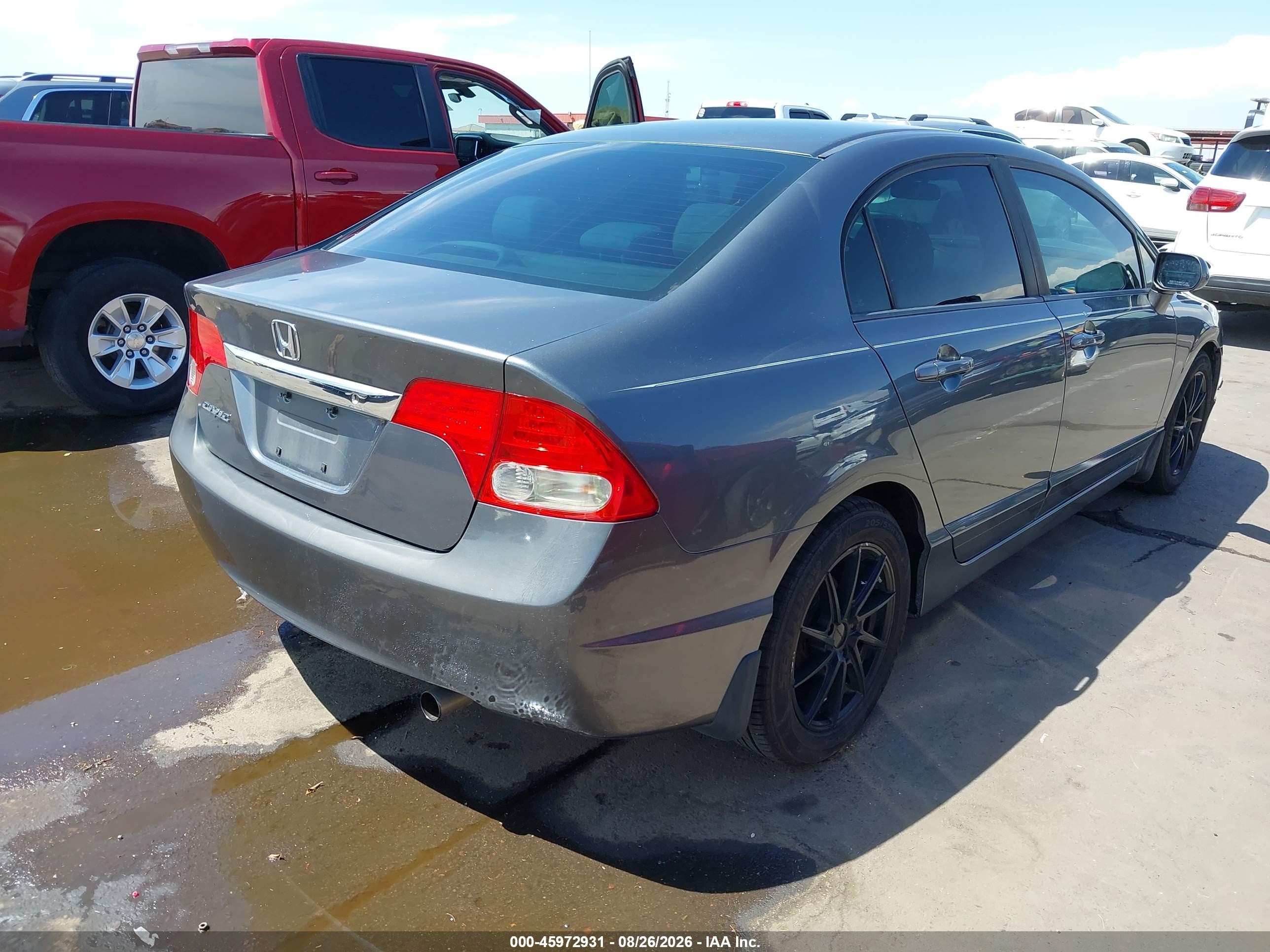 2011 Honda Civic Lx Gray vin: 19XFA1F58BE011757
