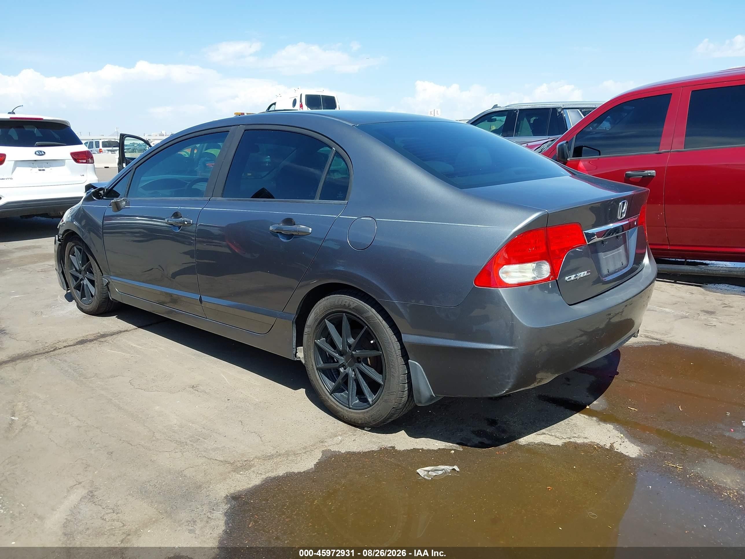 2011 Honda Civic Lx Gray vin: 19XFA1F58BE011757