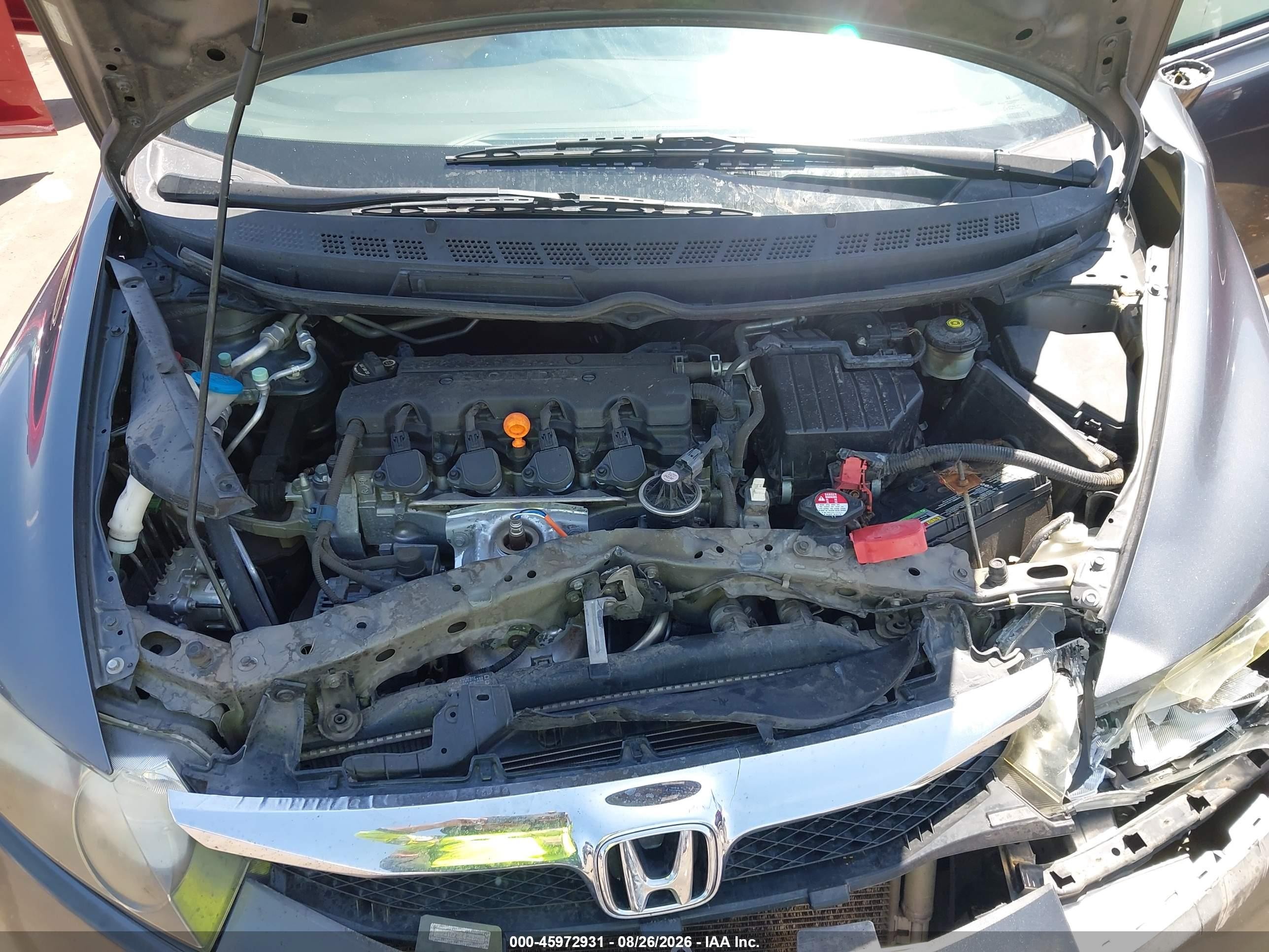 2011 Honda Civic Lx Gray vin: 19XFA1F58BE011757