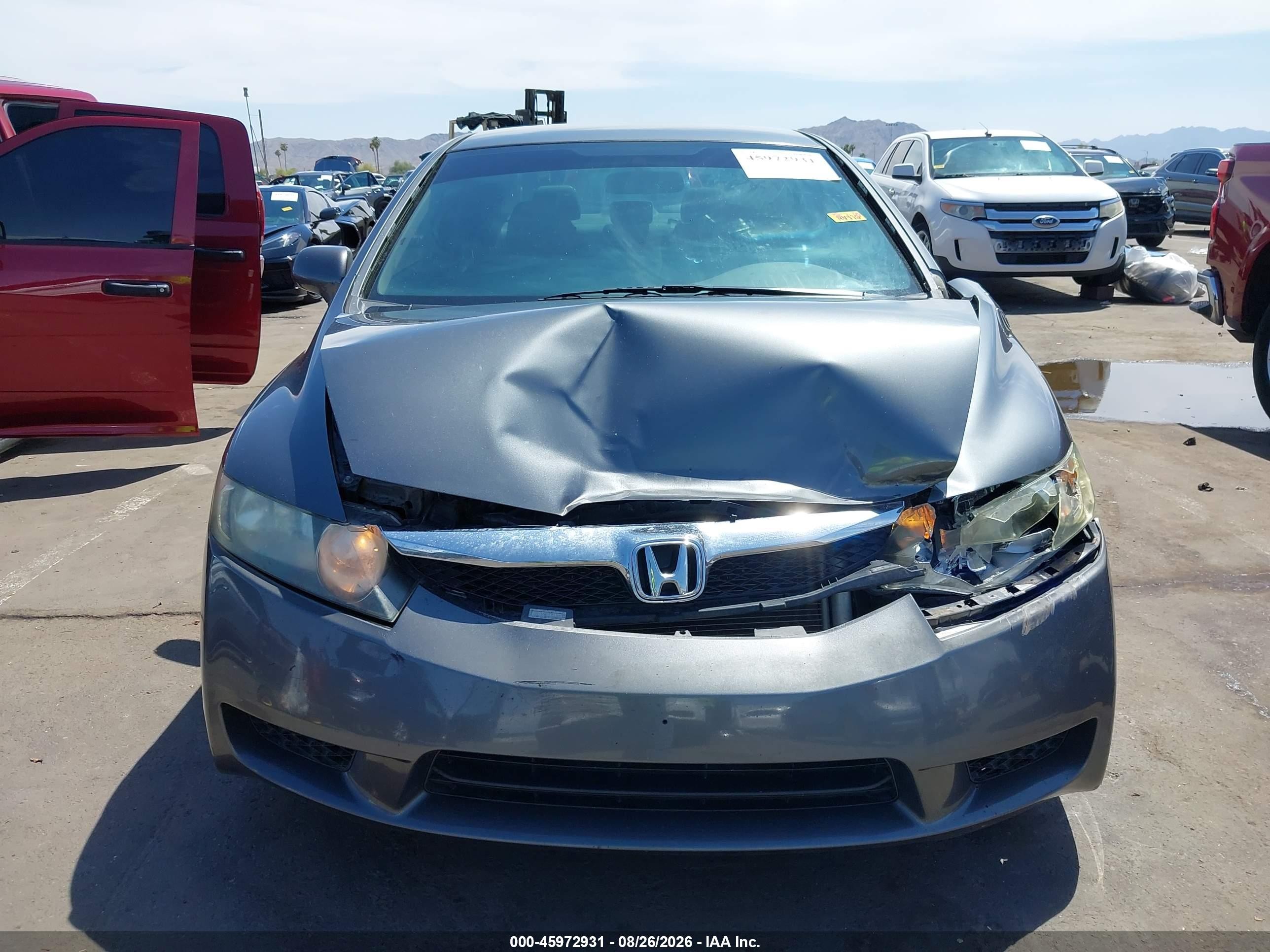2011 Honda Civic Lx Gray vin: 19XFA1F58BE011757