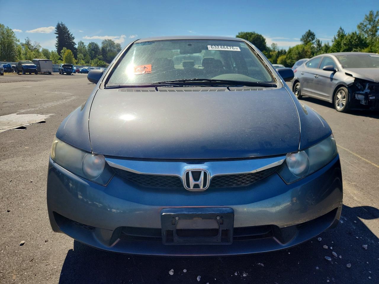 2011 Honda Civic Lx Gray vin: 19XFA1F58BE021348