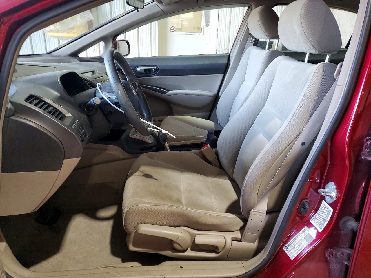 2011 Honda Civic Lx Maroon vin: 19XFA1F58BE024234