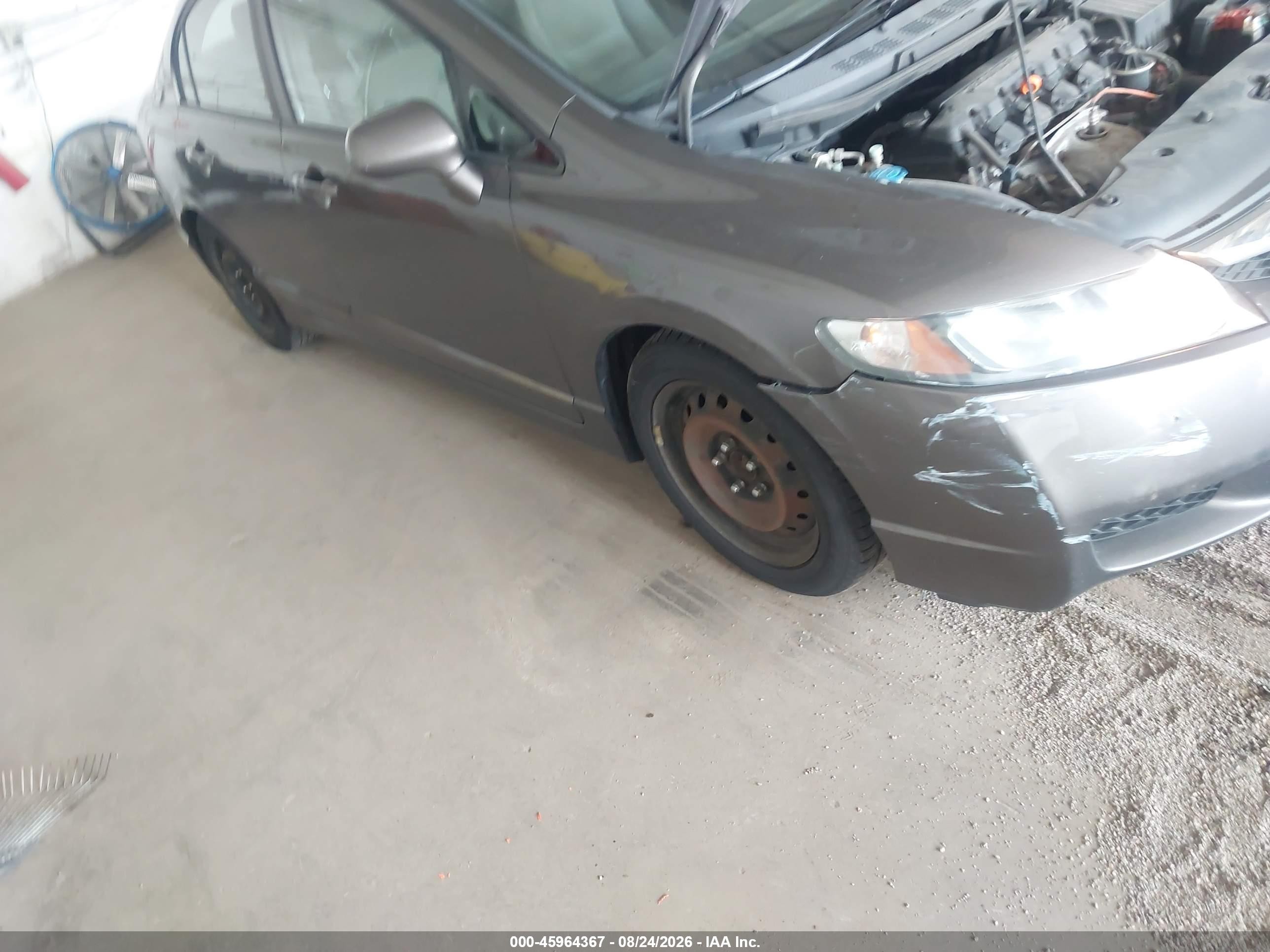 2011 Honda Civic Lx Gray vin: 19XFA1F58BE031376