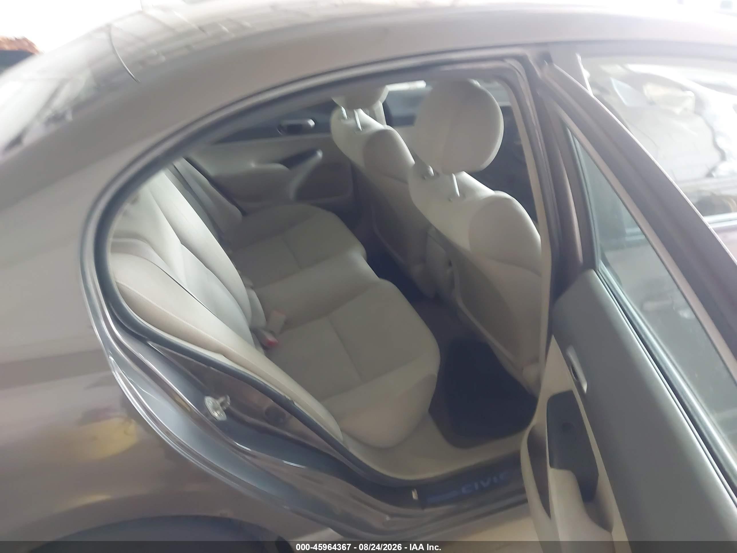 2011 Honda Civic Lx Gray vin: 19XFA1F58BE031376
