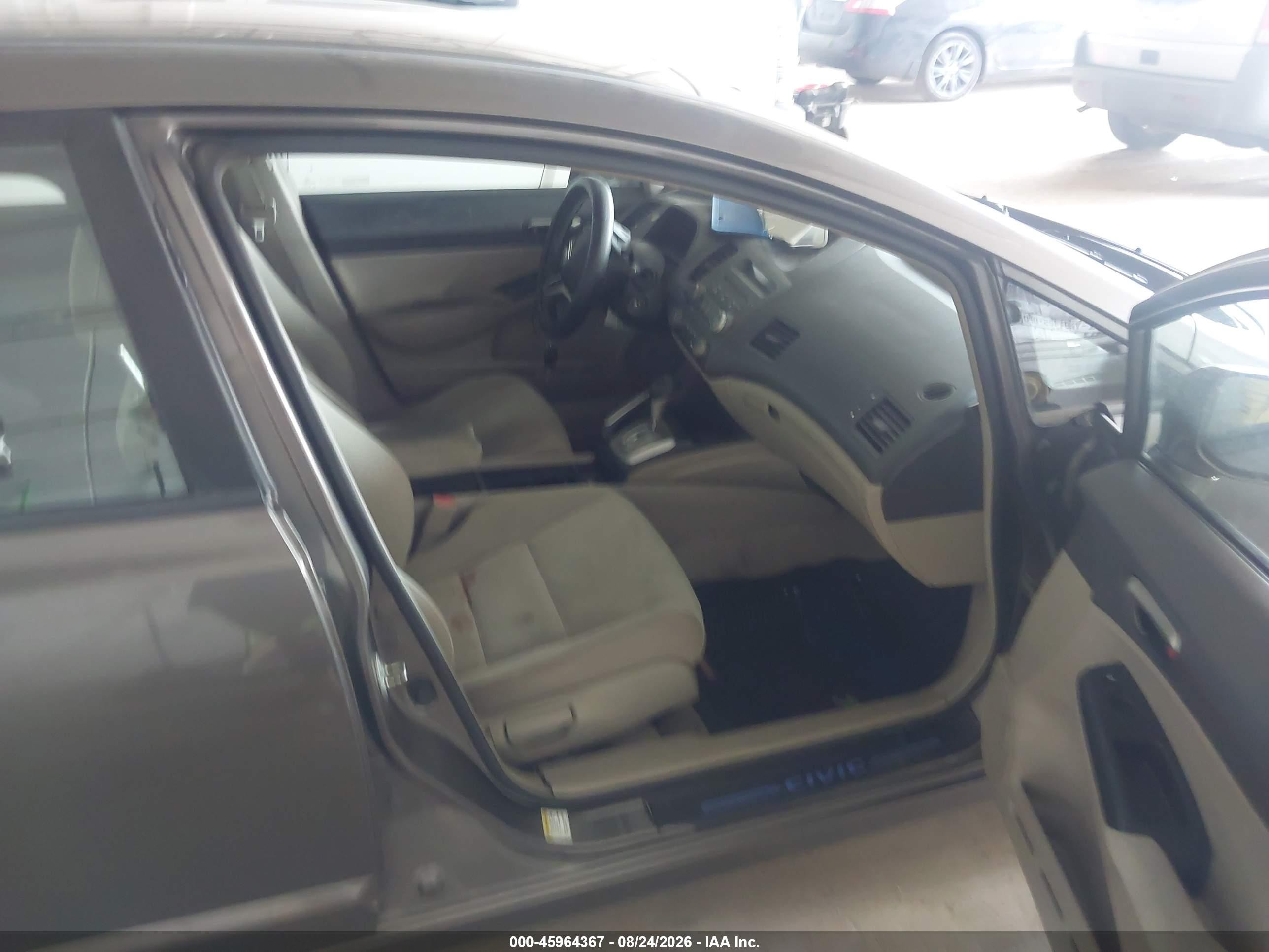 2011 Honda Civic Lx Gray vin: 19XFA1F58BE031376