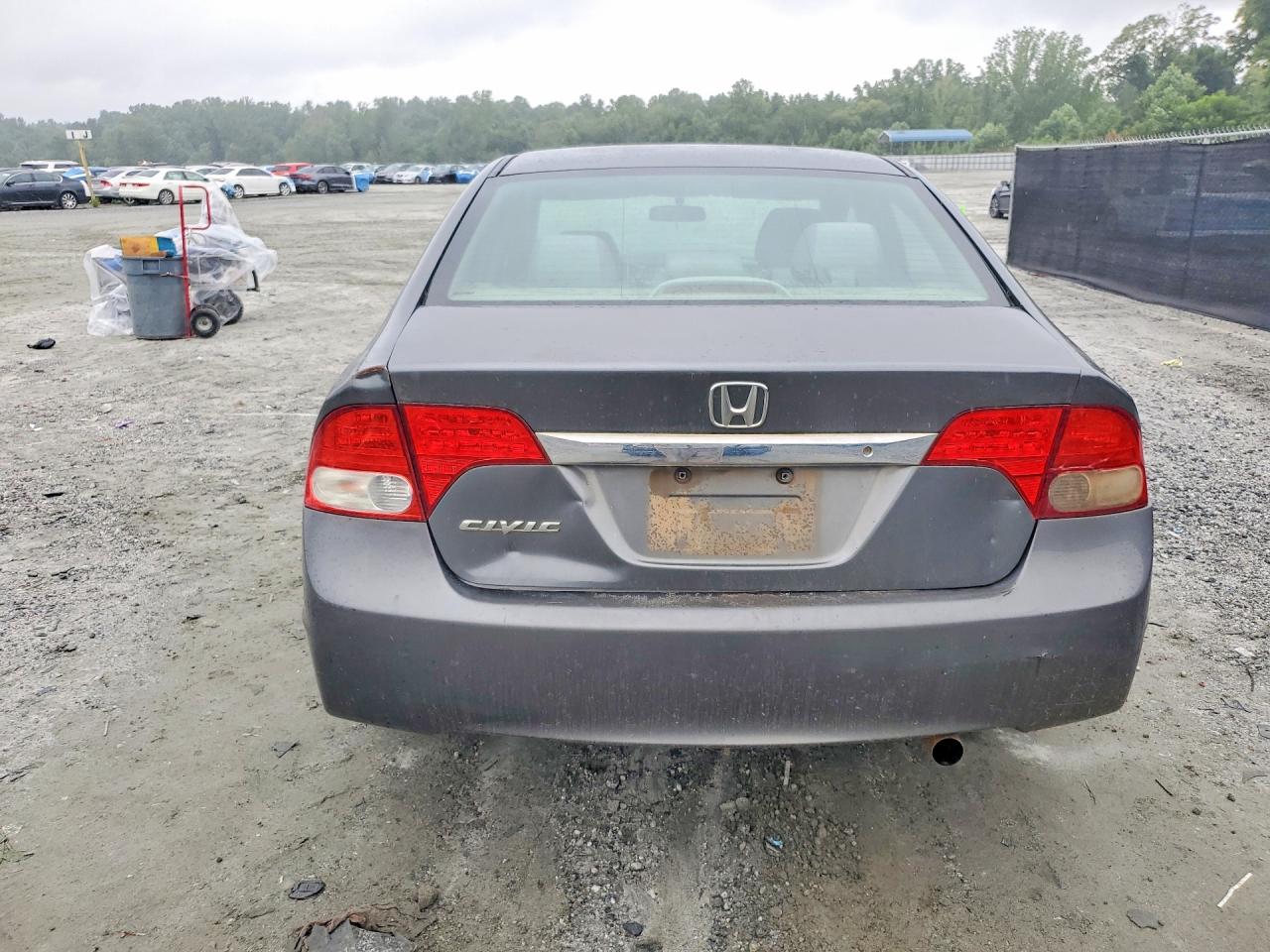 2011 Honda Civic Lx Gray vin: 19XFA1F58BE038747
