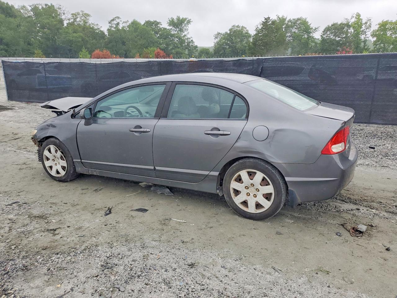 2011 Honda Civic Lx Gray vin: 19XFA1F58BE038747