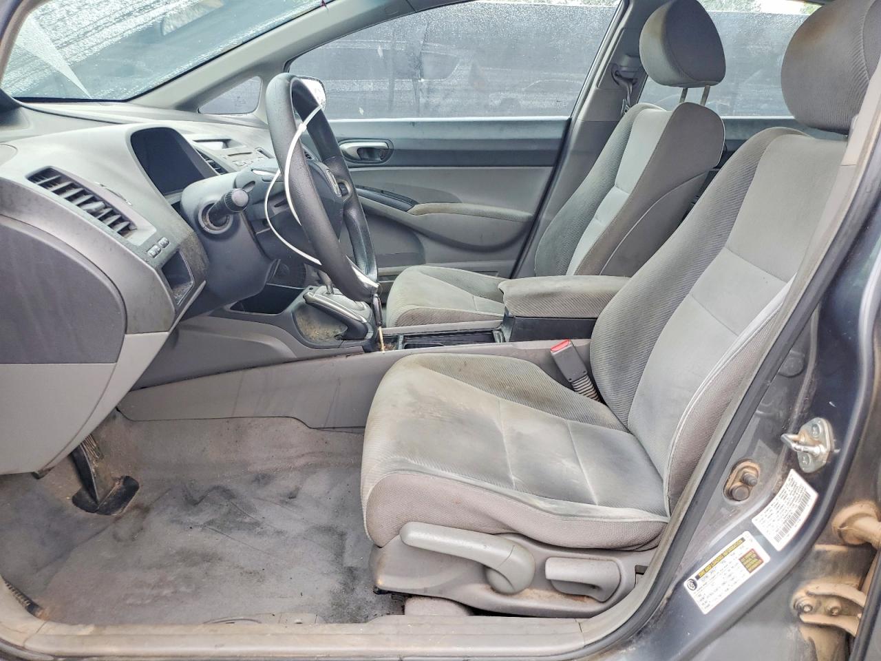 2011 Honda Civic Lx Gray vin: 19XFA1F58BE038747