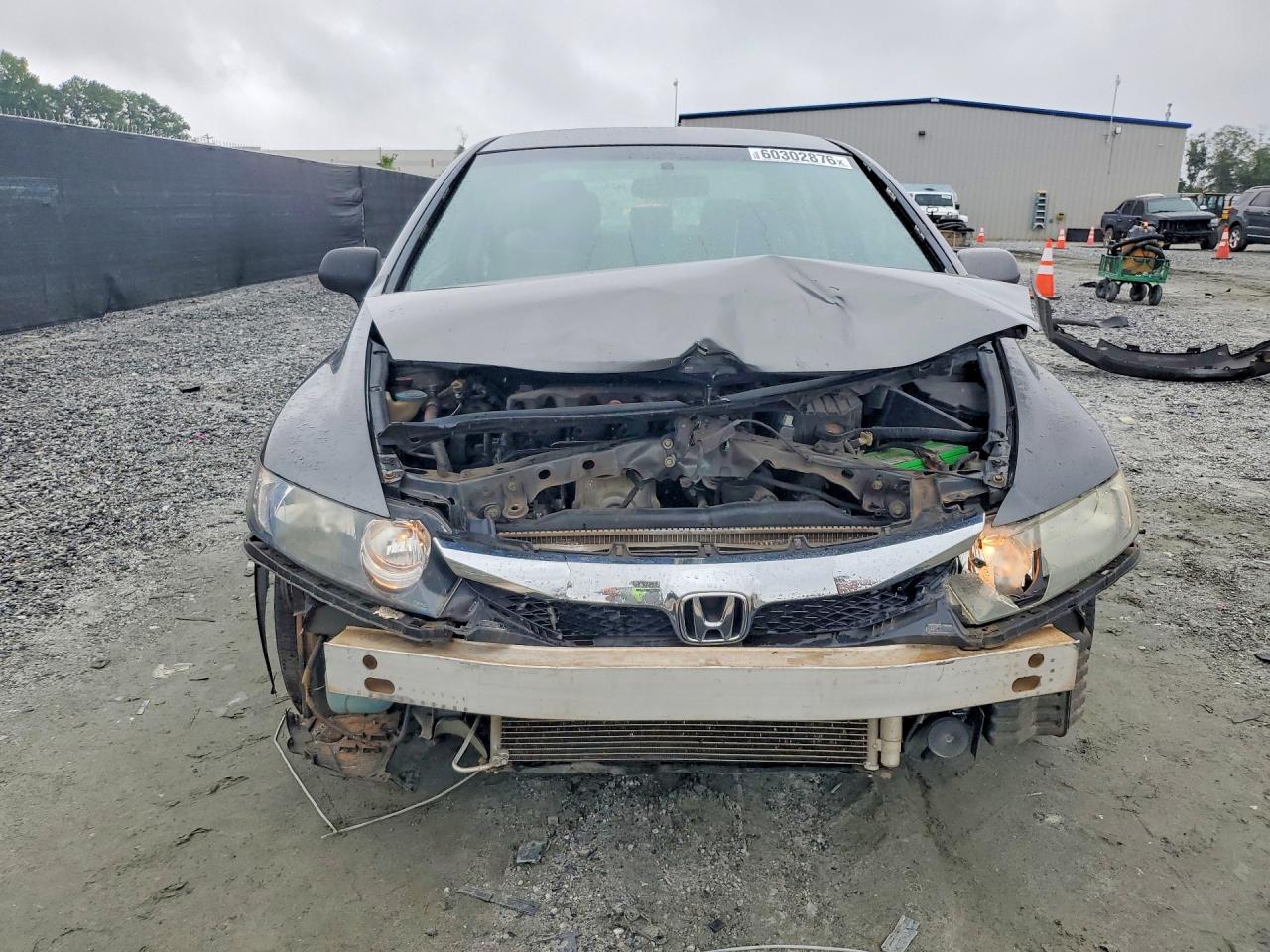 2011 Honda Civic Lx Gray vin: 19XFA1F58BE038747