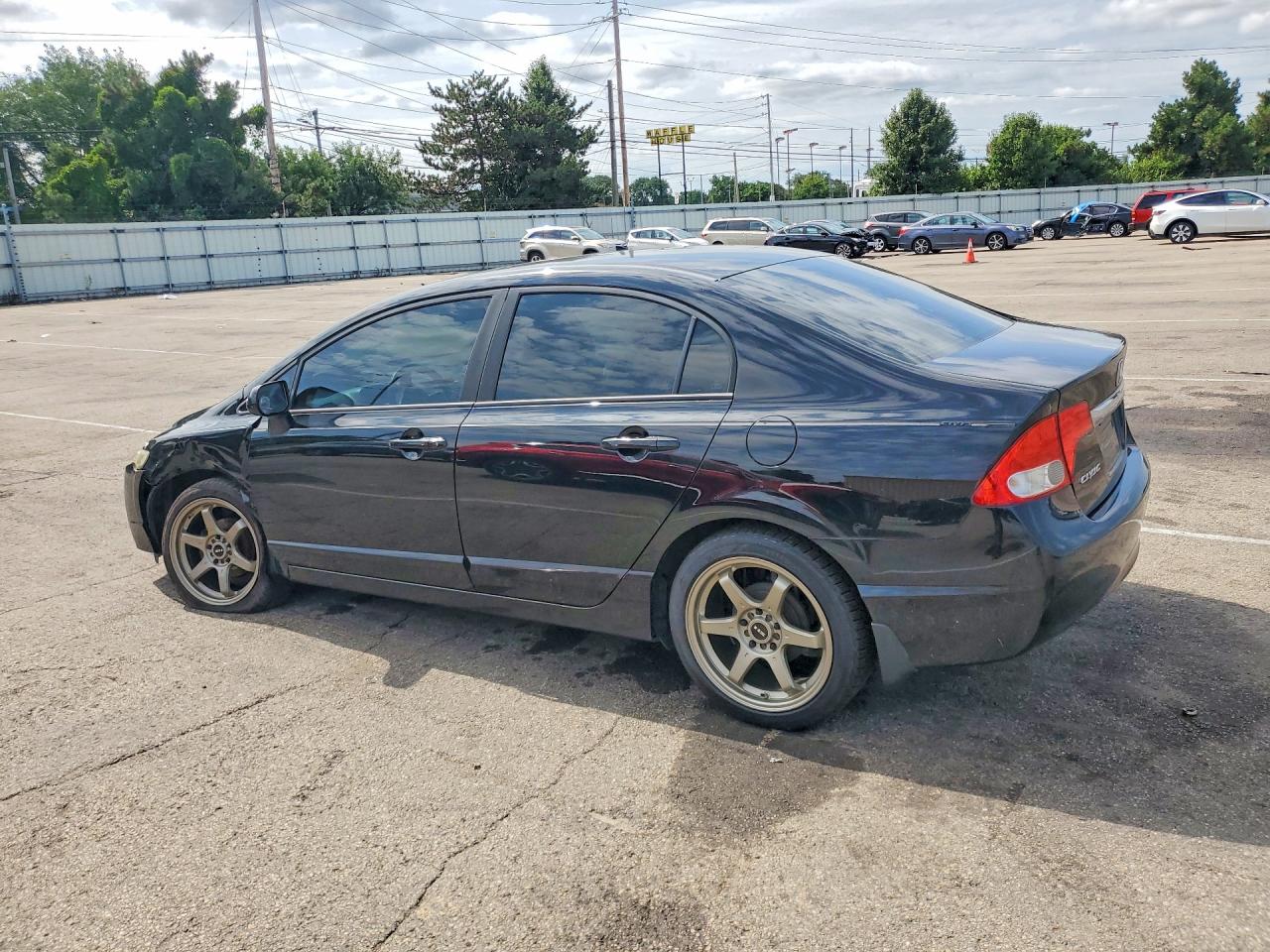 2011 Honda Civic Lx Black vin: 19XFA1F58BE039039