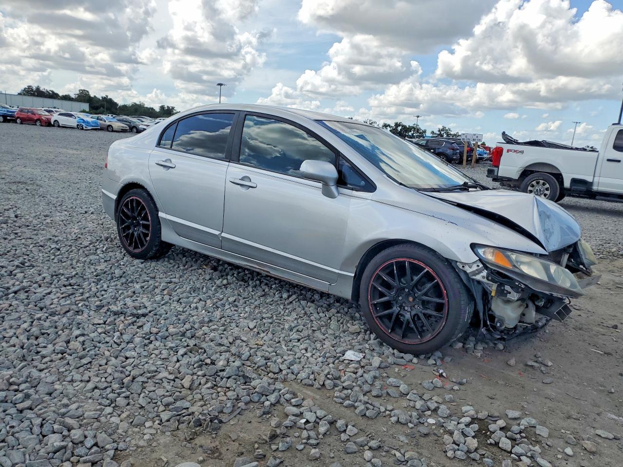 2011 Honda Civic Lx Silver vin: 19XFA1F58BE041387