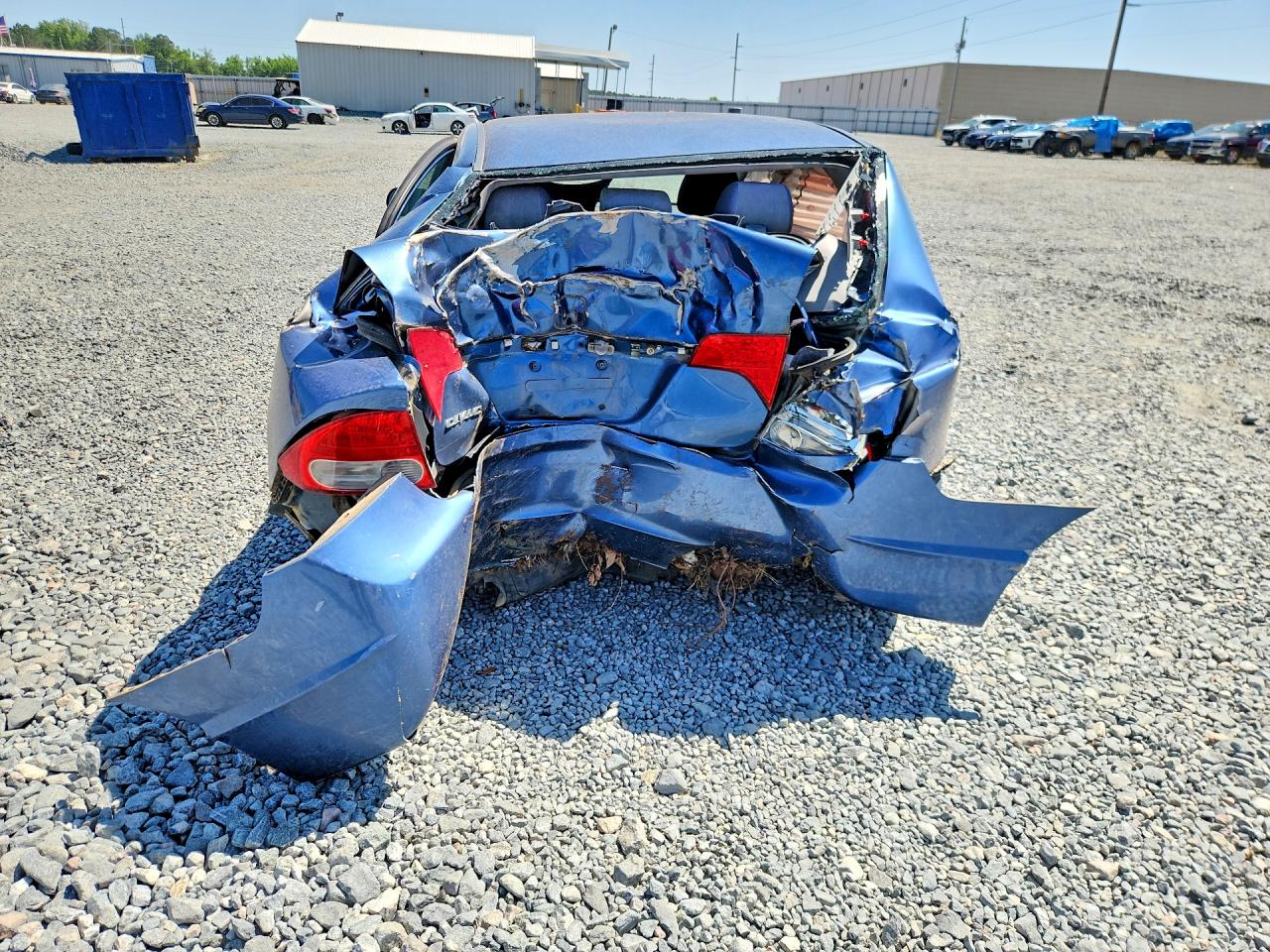 2011 Honda Civic Lx Blue vin: 19XFA1F58BE045522