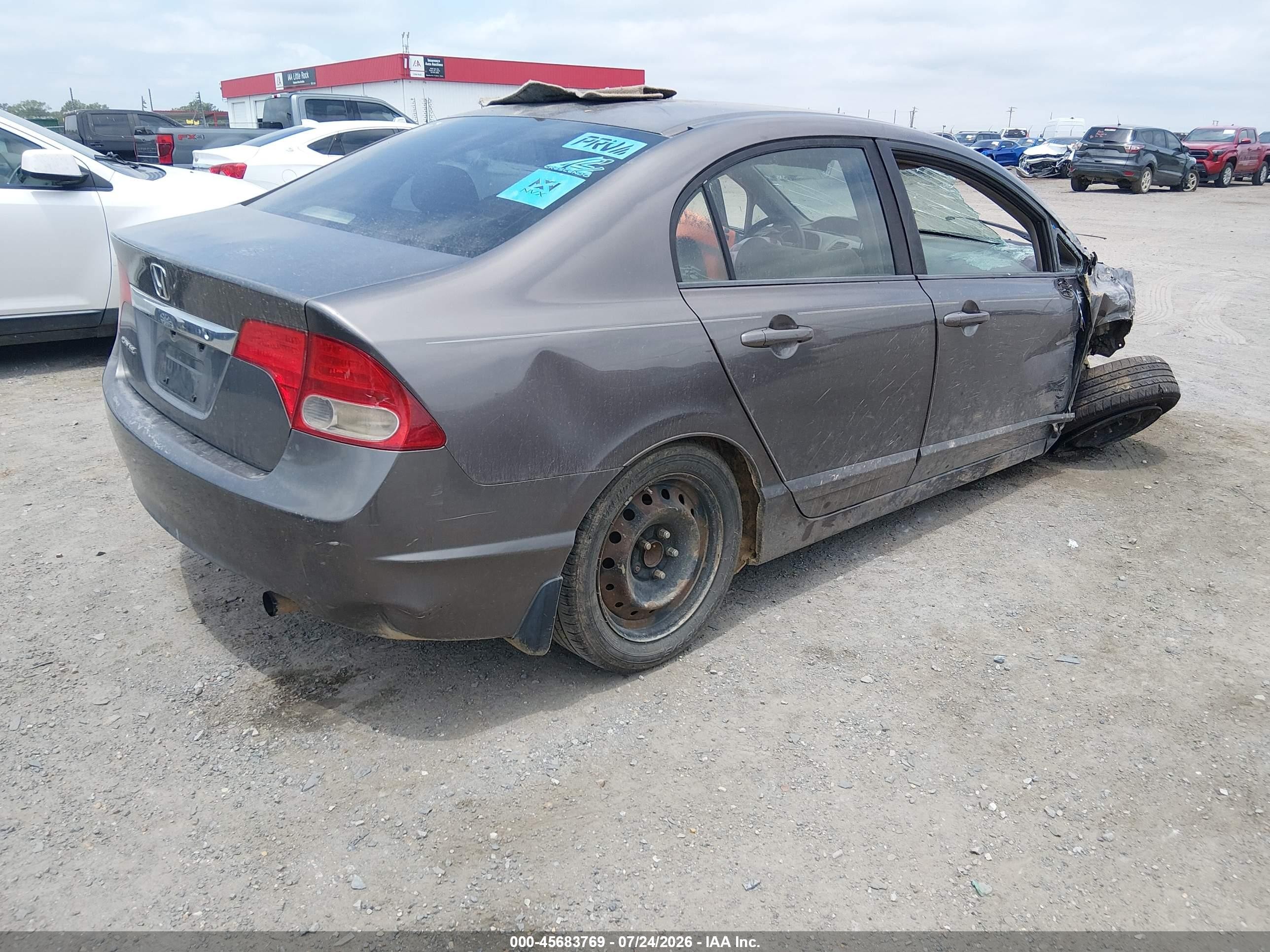 2011 Honda Civic Lx Brown vin: 19XFA1F58BE045729