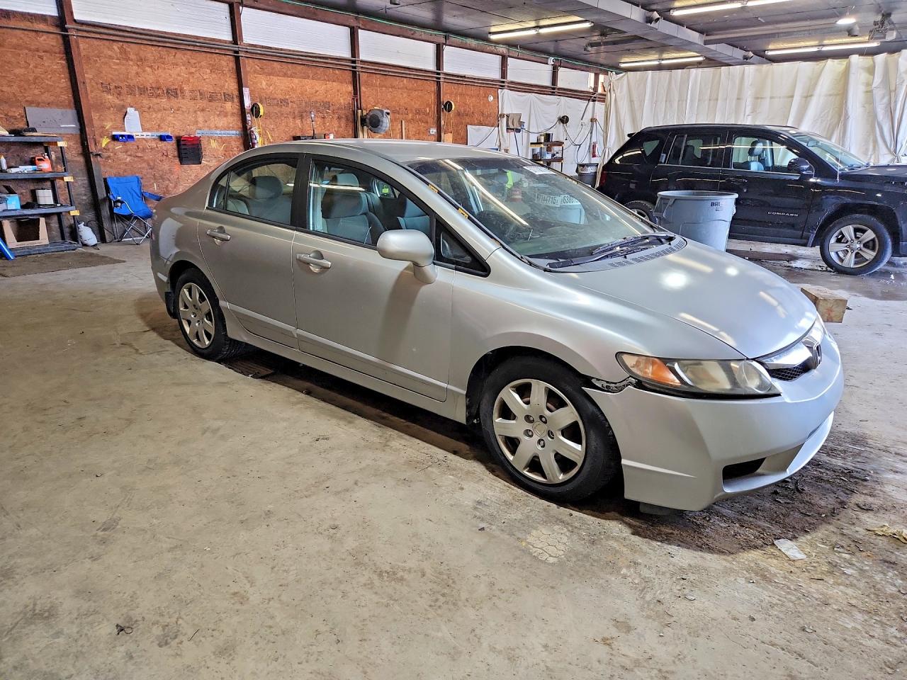 2010 Honda Civic Lx Серый vin: 19XFA1F59AE003875