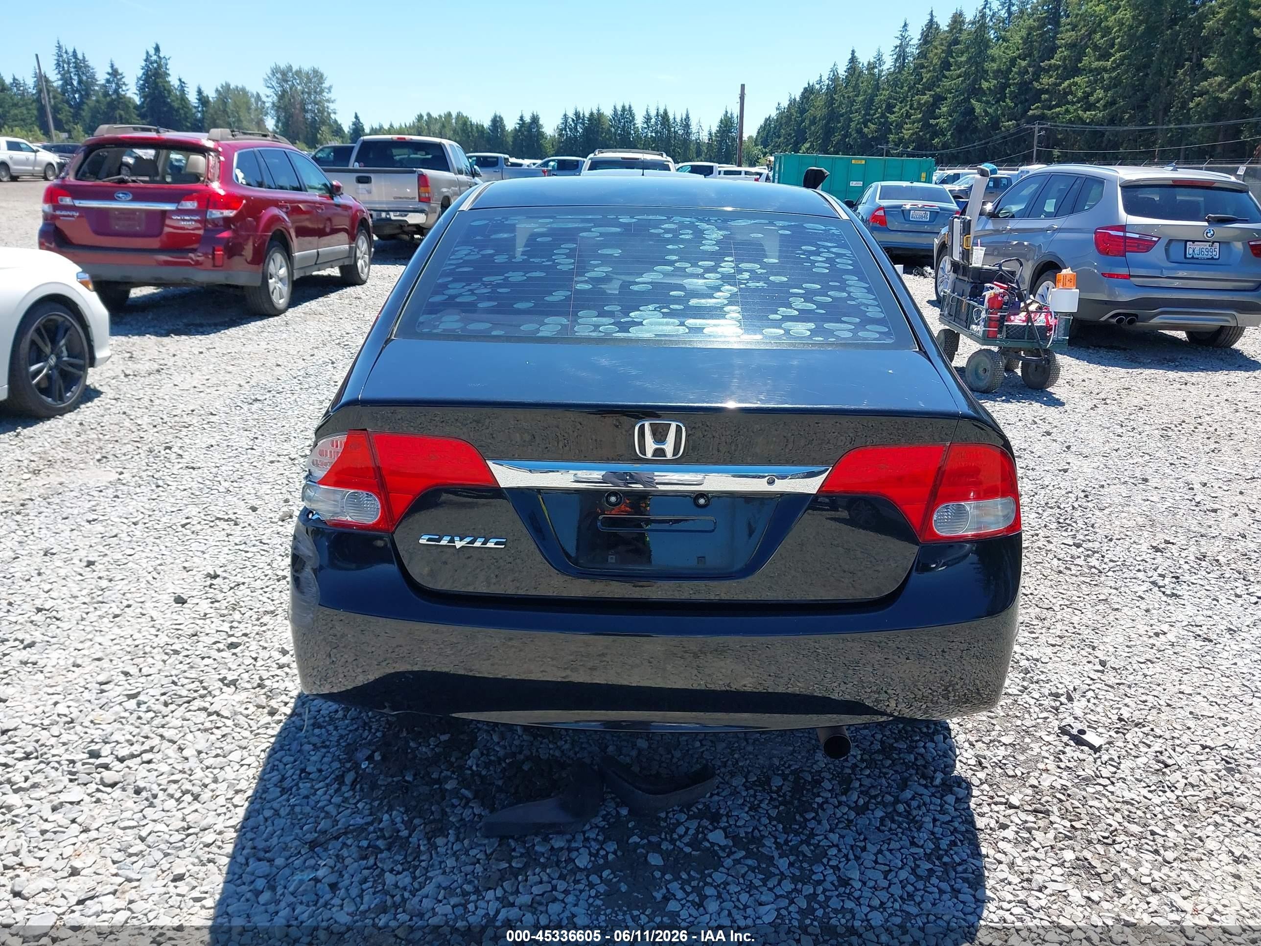 2010 Honda Civic Lx Black vin: 19XFA1F59AE010065