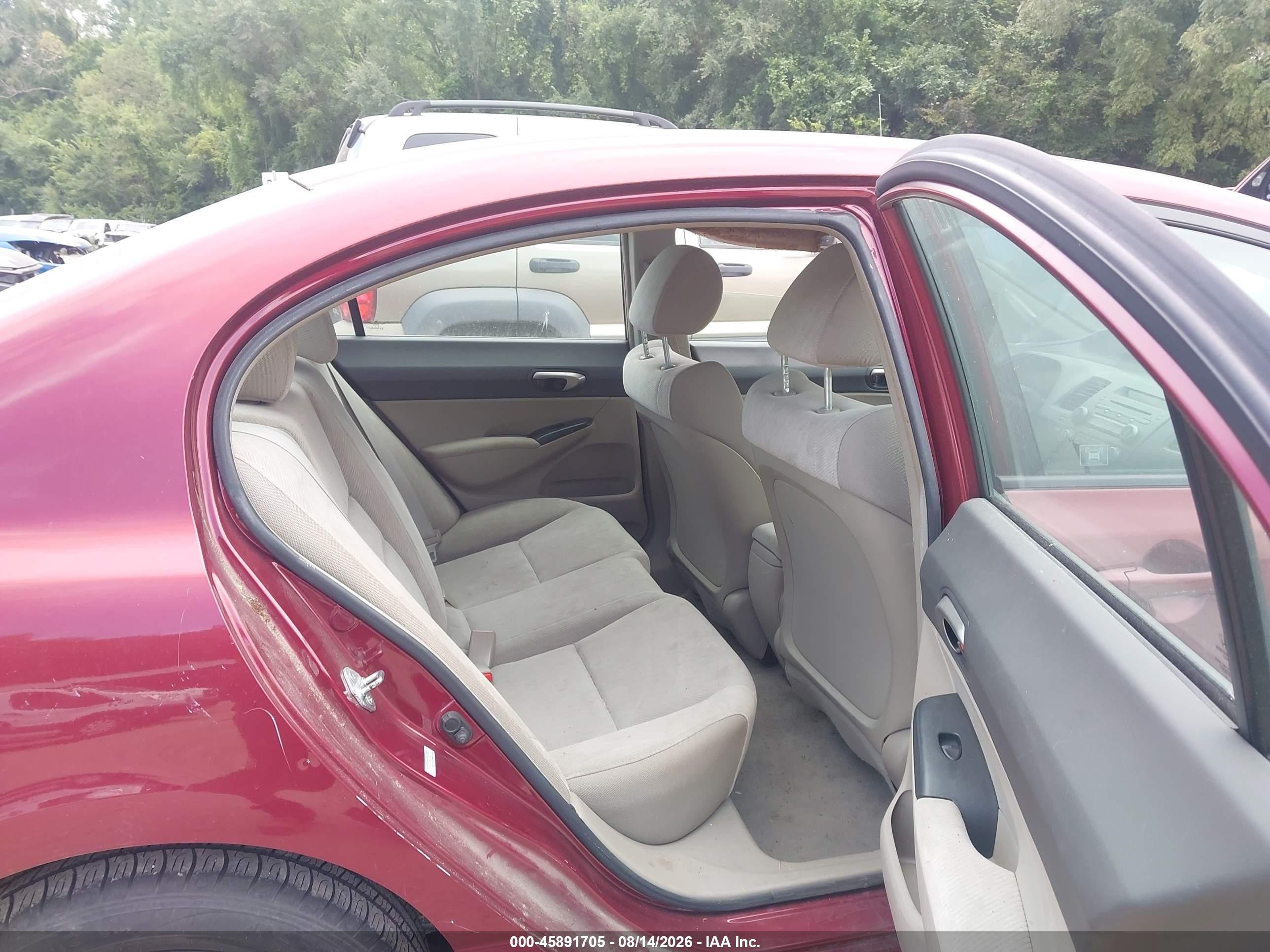 2010 Honda Civic Lx Бордовый vin: 19XFA1F59AE014259