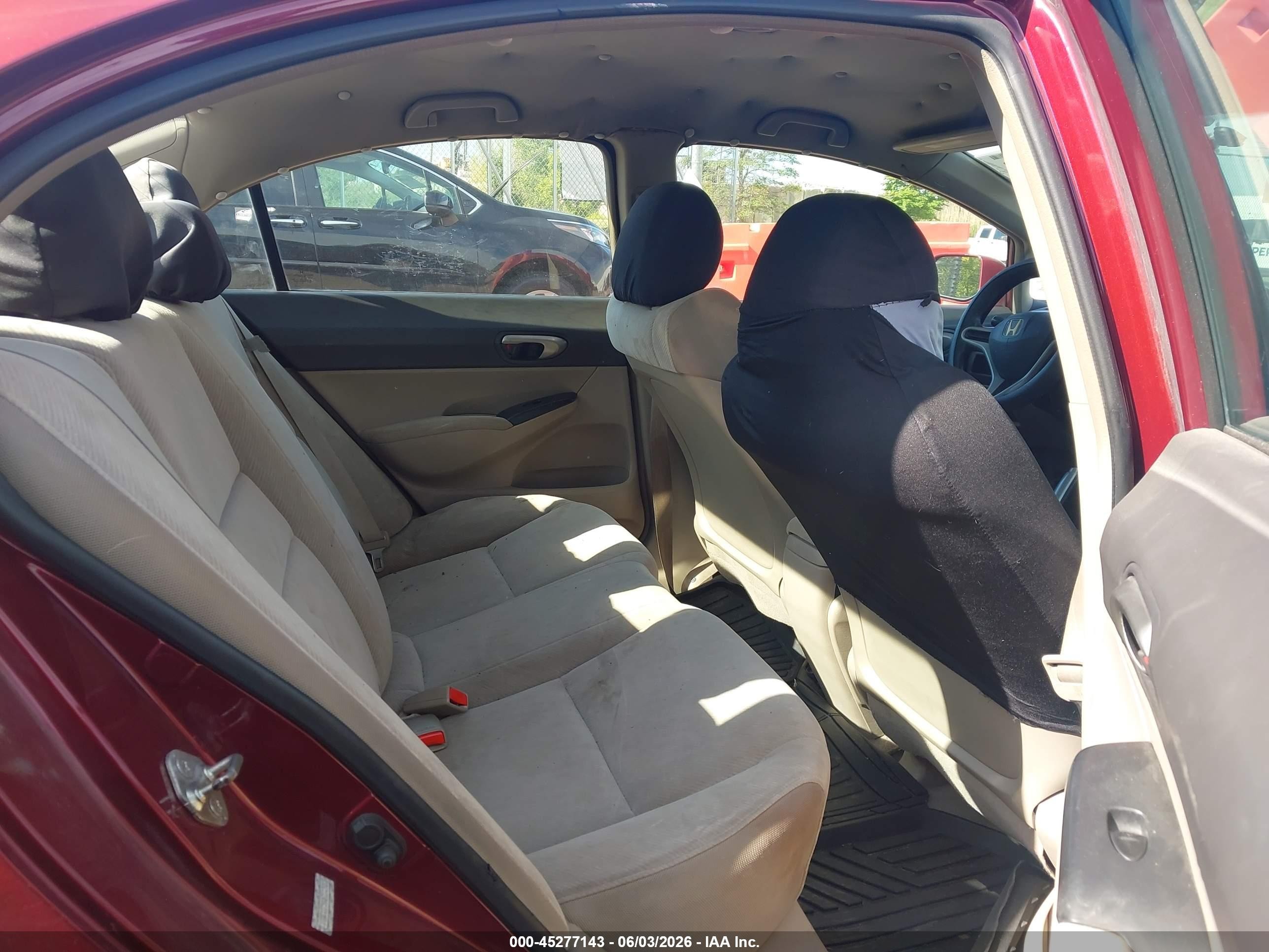 2010 Honda Civic Lx Red vin: 19XFA1F59AE014293