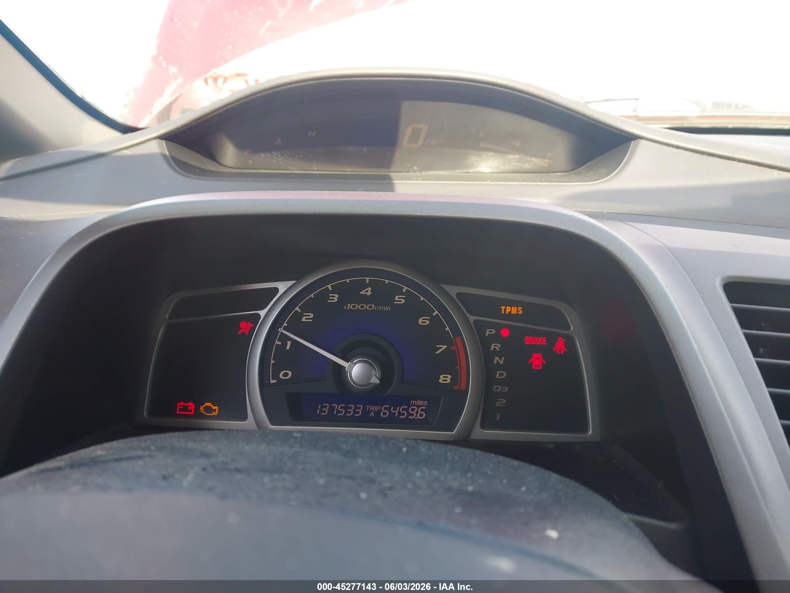 2010 Honda Civic Lx Red vin: 19XFA1F59AE014293