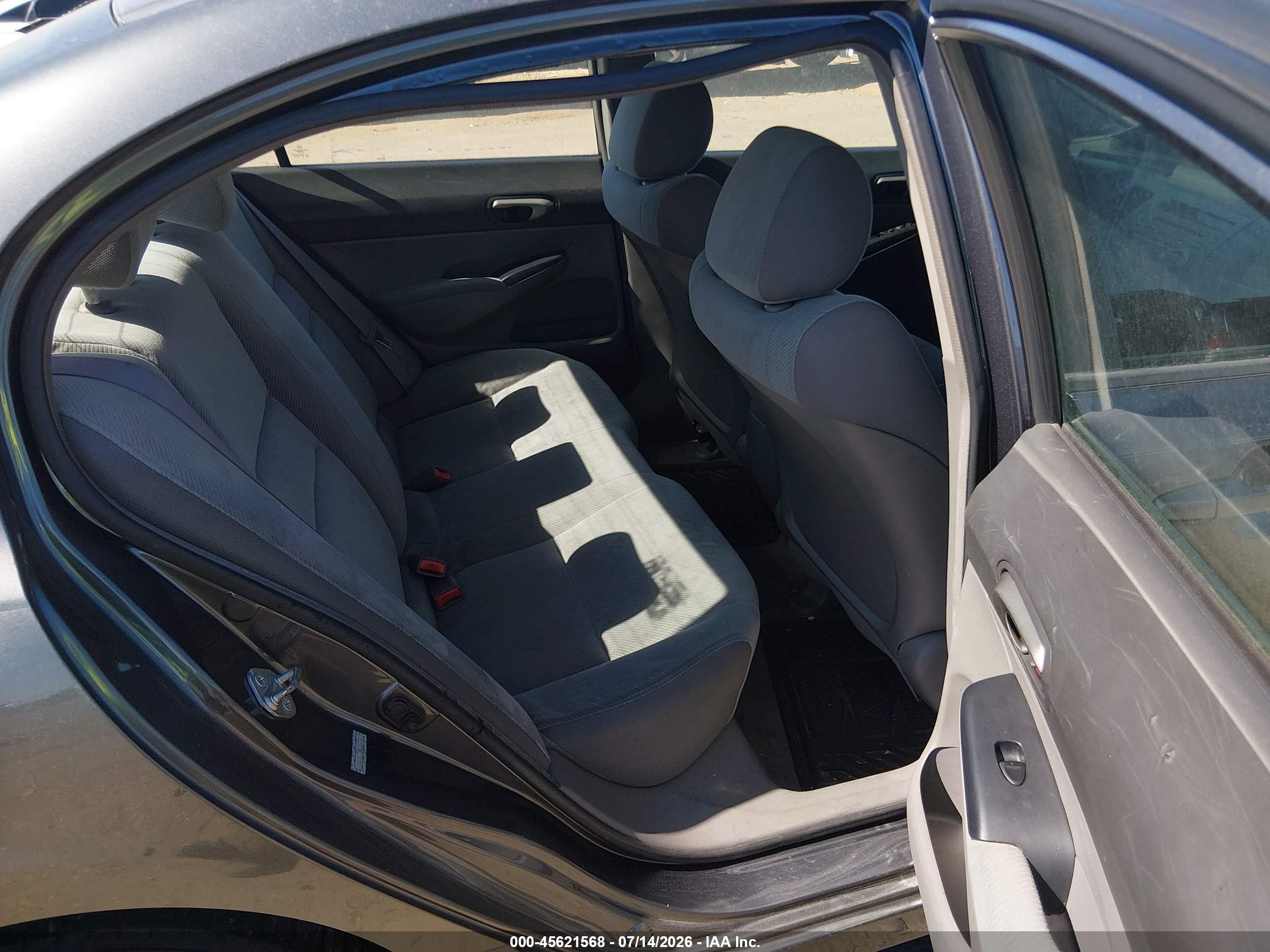 2010 Honda Civic Lx Gray vin: 19XFA1F59AE037752