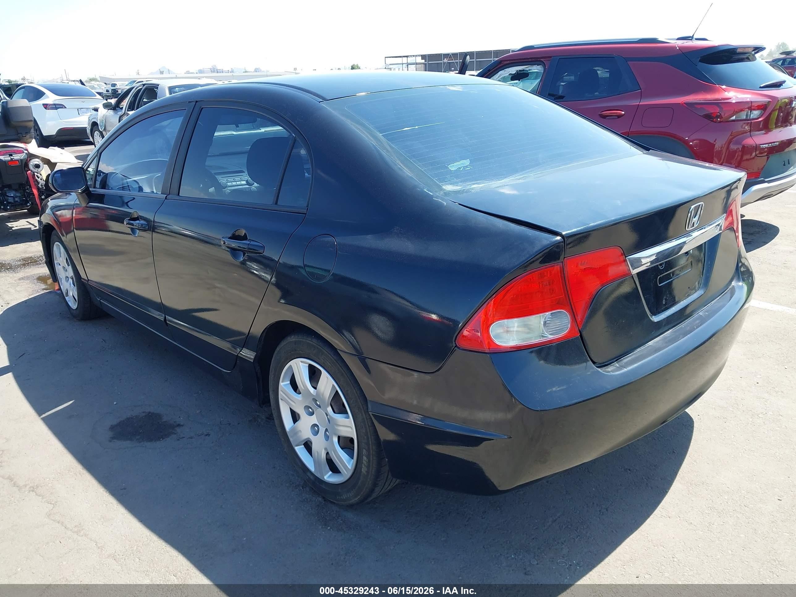 2010 Honda Civic Lx Black vin: 19XFA1F59AE053806