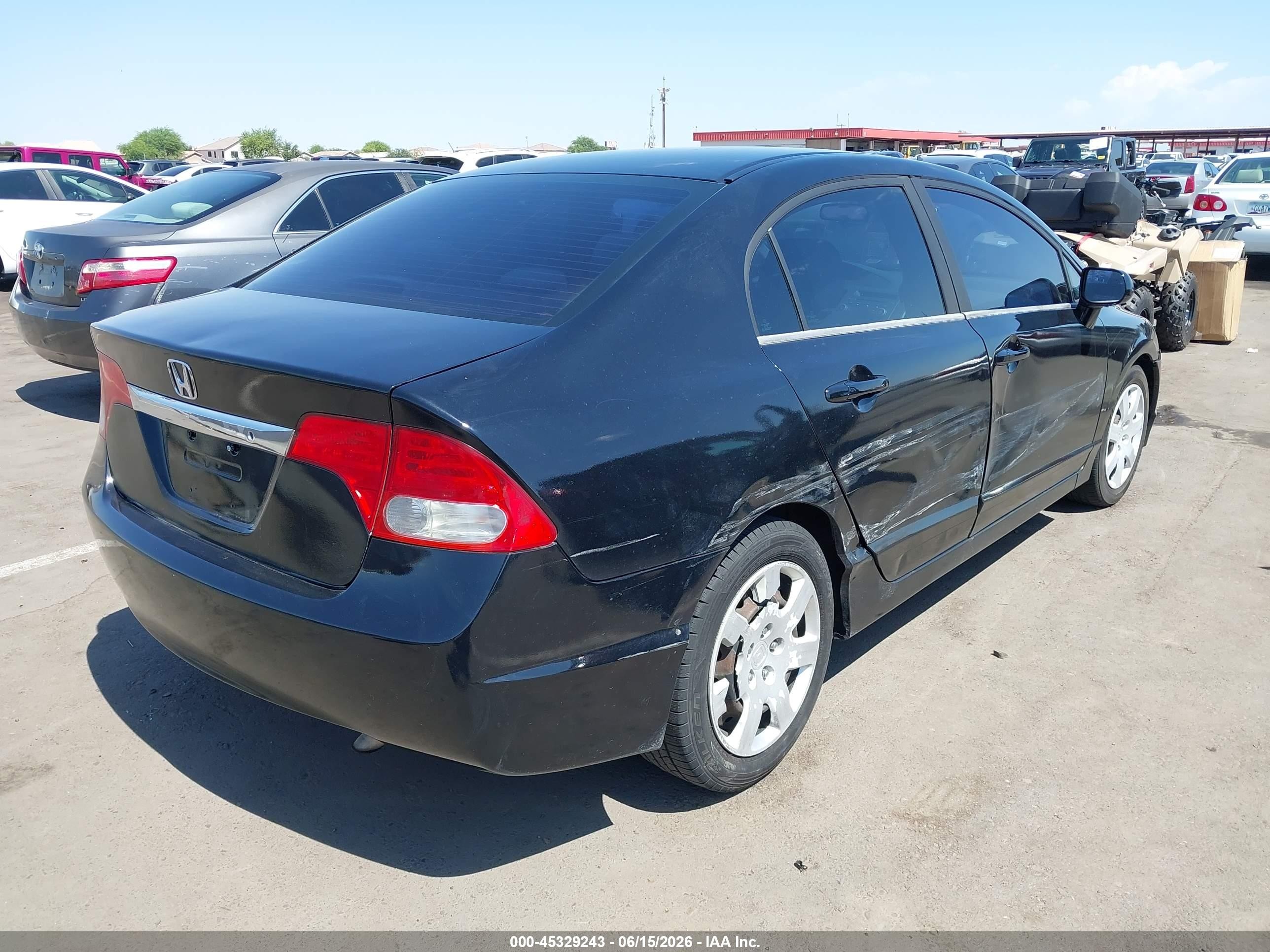 2010 Honda Civic Lx Black vin: 19XFA1F59AE053806