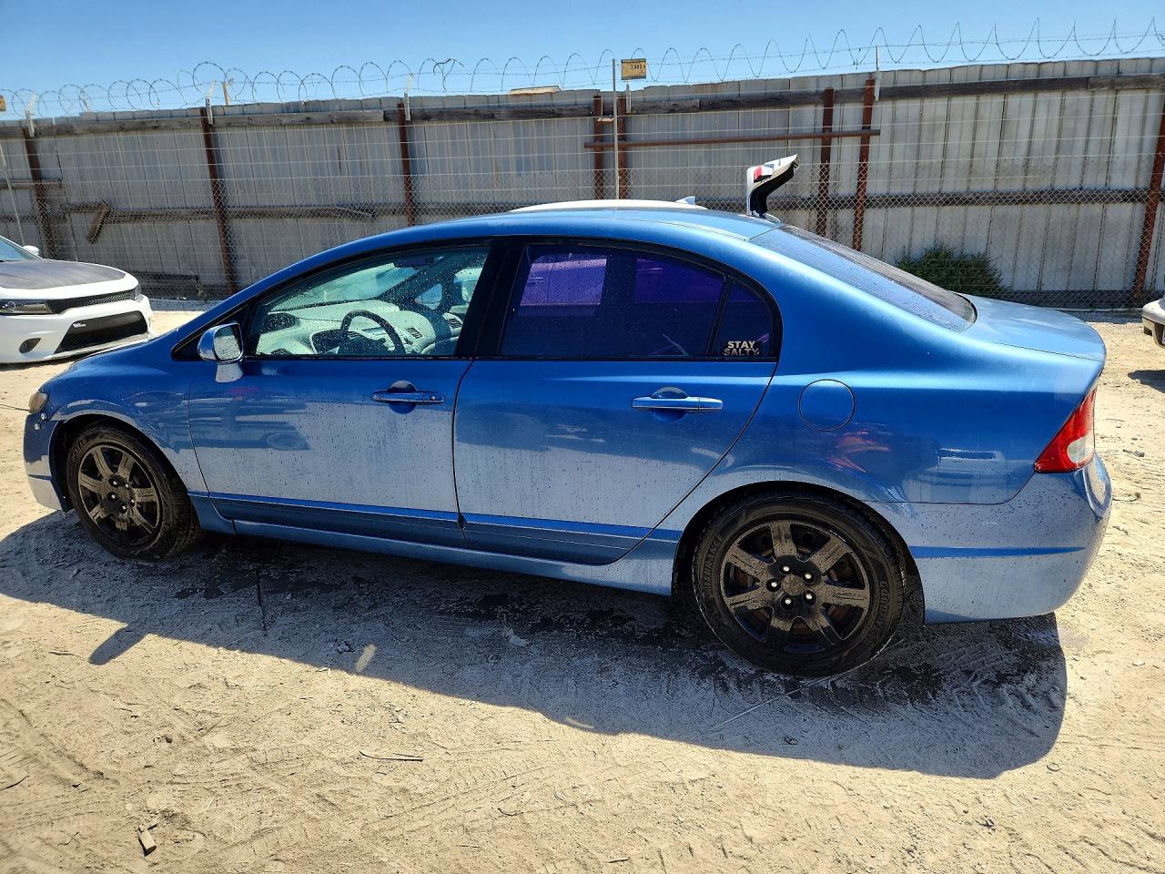 2010 Honda Civic Lx Blue vin: 19XFA1F59AE057399