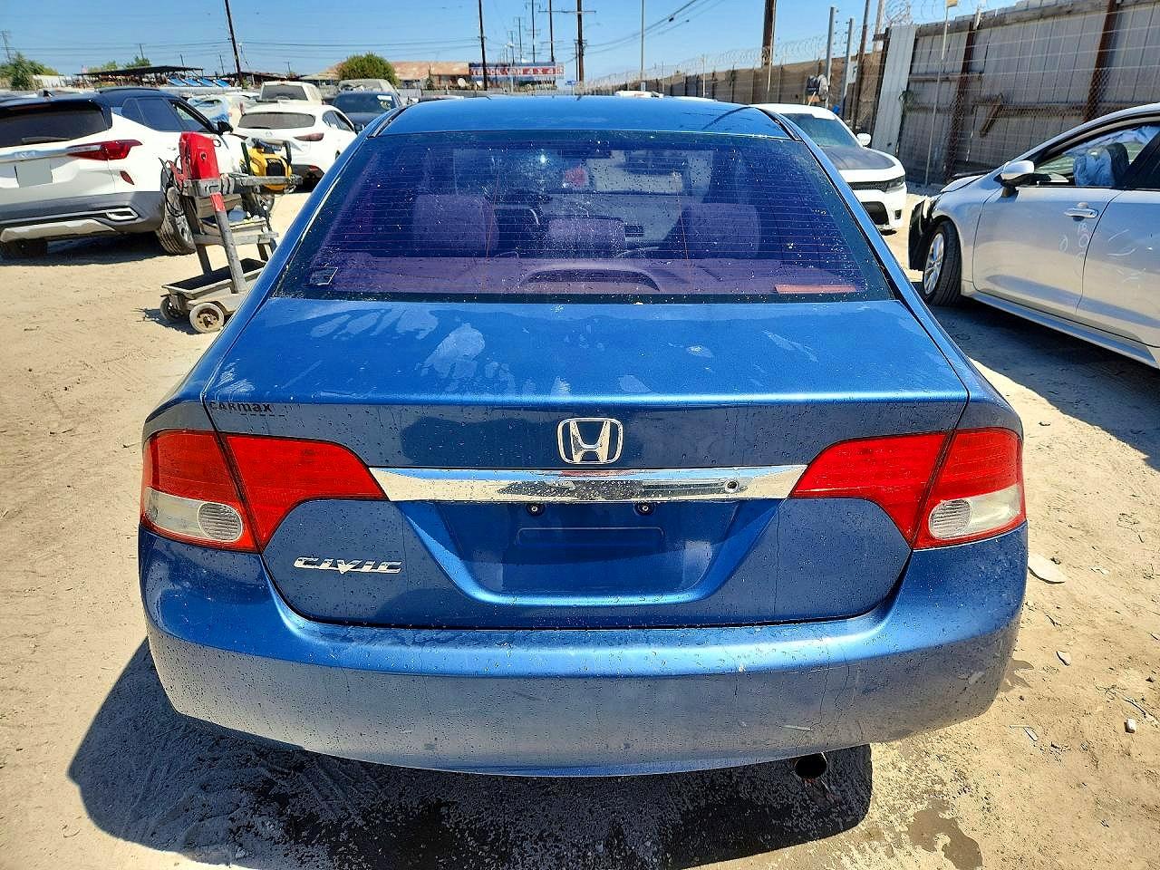 2010 Honda Civic Lx Blue vin: 19XFA1F59AE057399