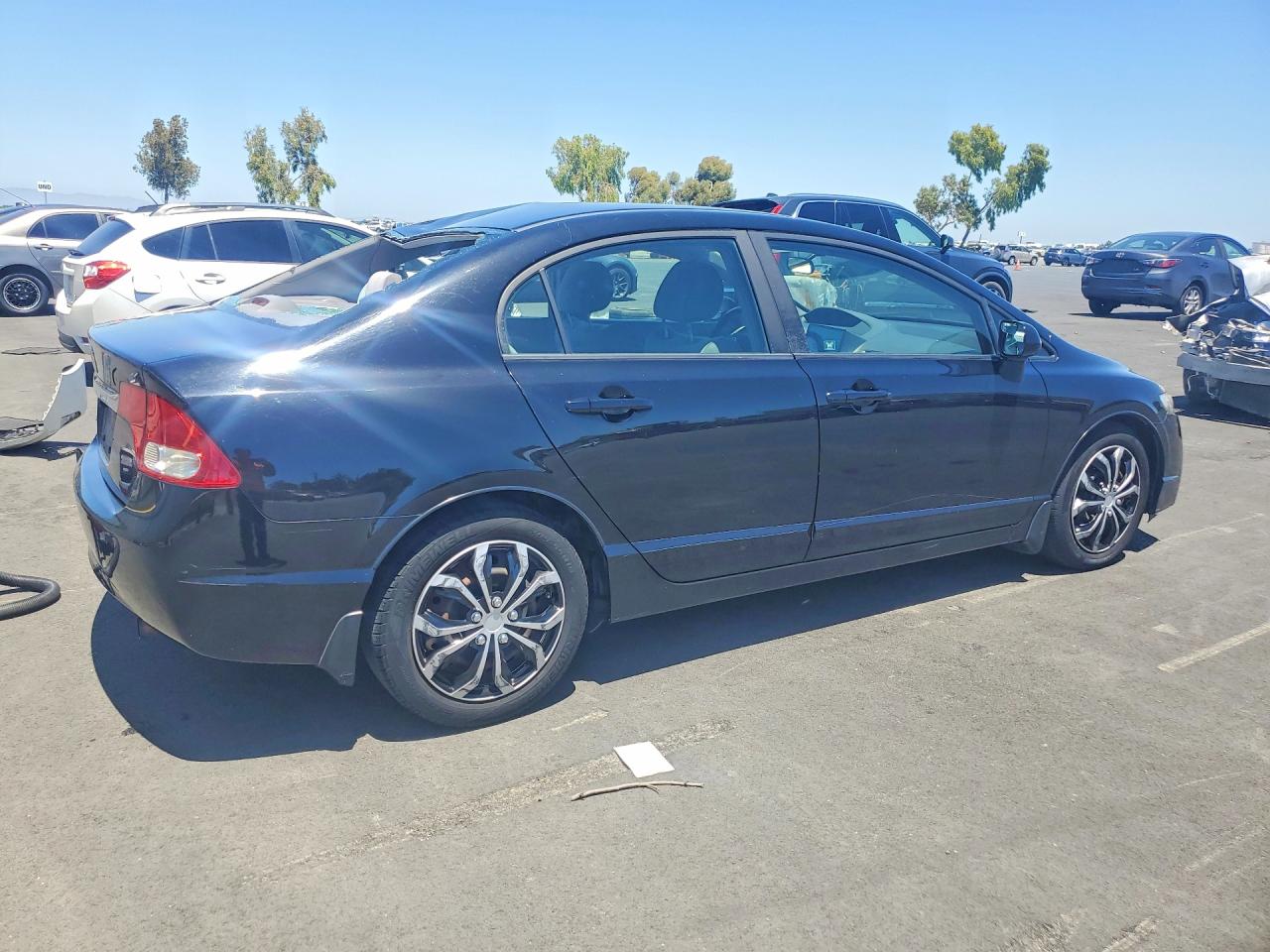 2010 Honda Civic Lx Black vin: 19XFA1F59AE057810