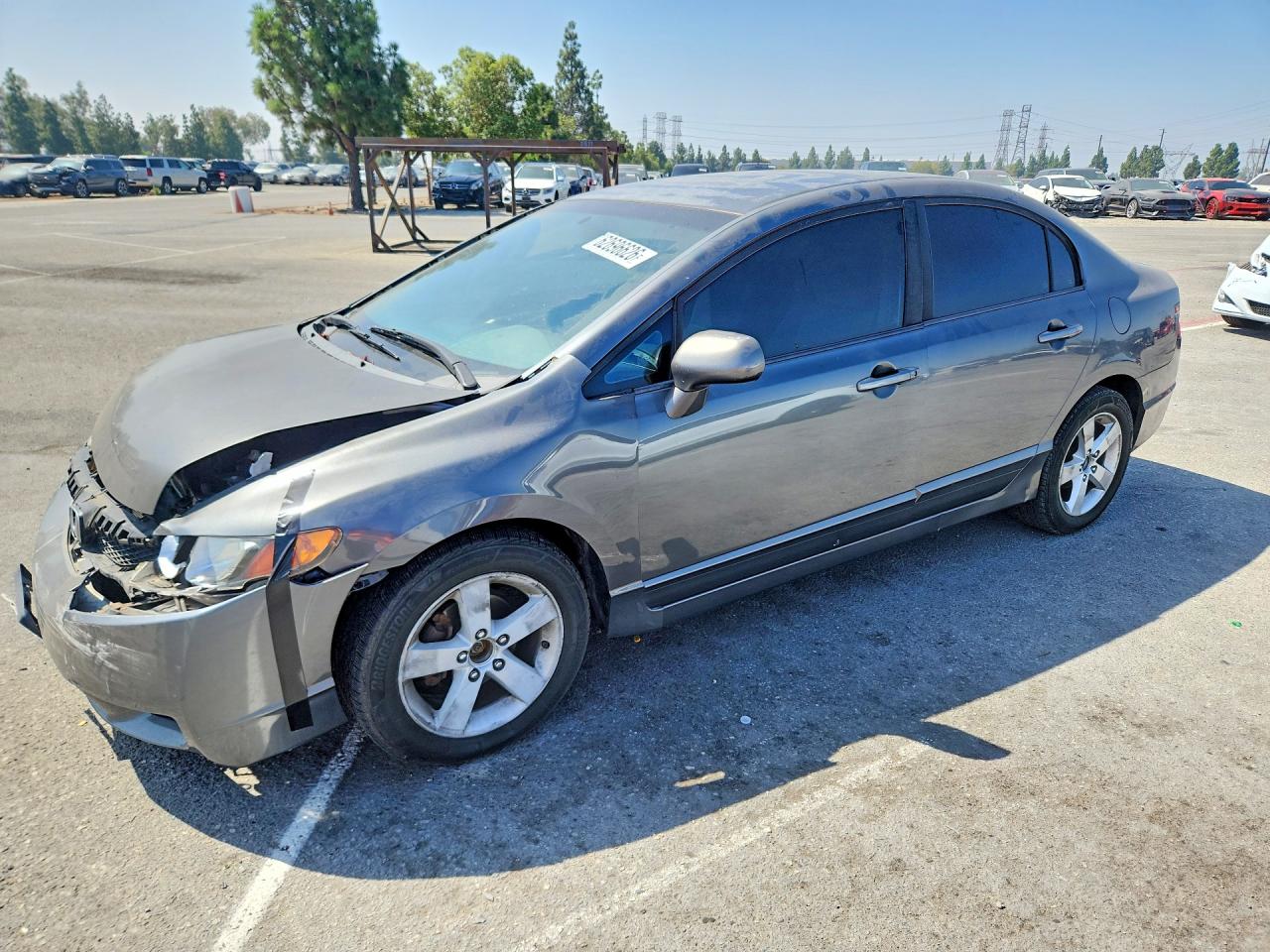2010 Honda Civic Lx Gray vin: 19XFA1F59AE059167