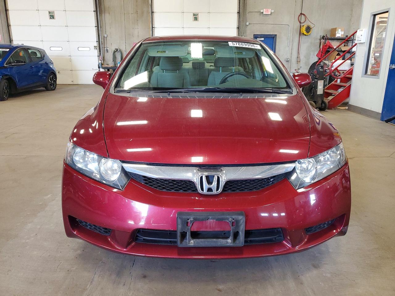 2010 Honda Civic Lx Red vin: 19XFA1F59AE062733