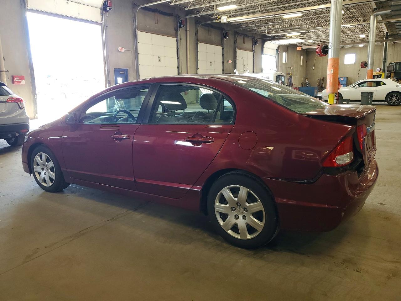 2010 Honda Civic Lx Red vin: 19XFA1F59AE062733