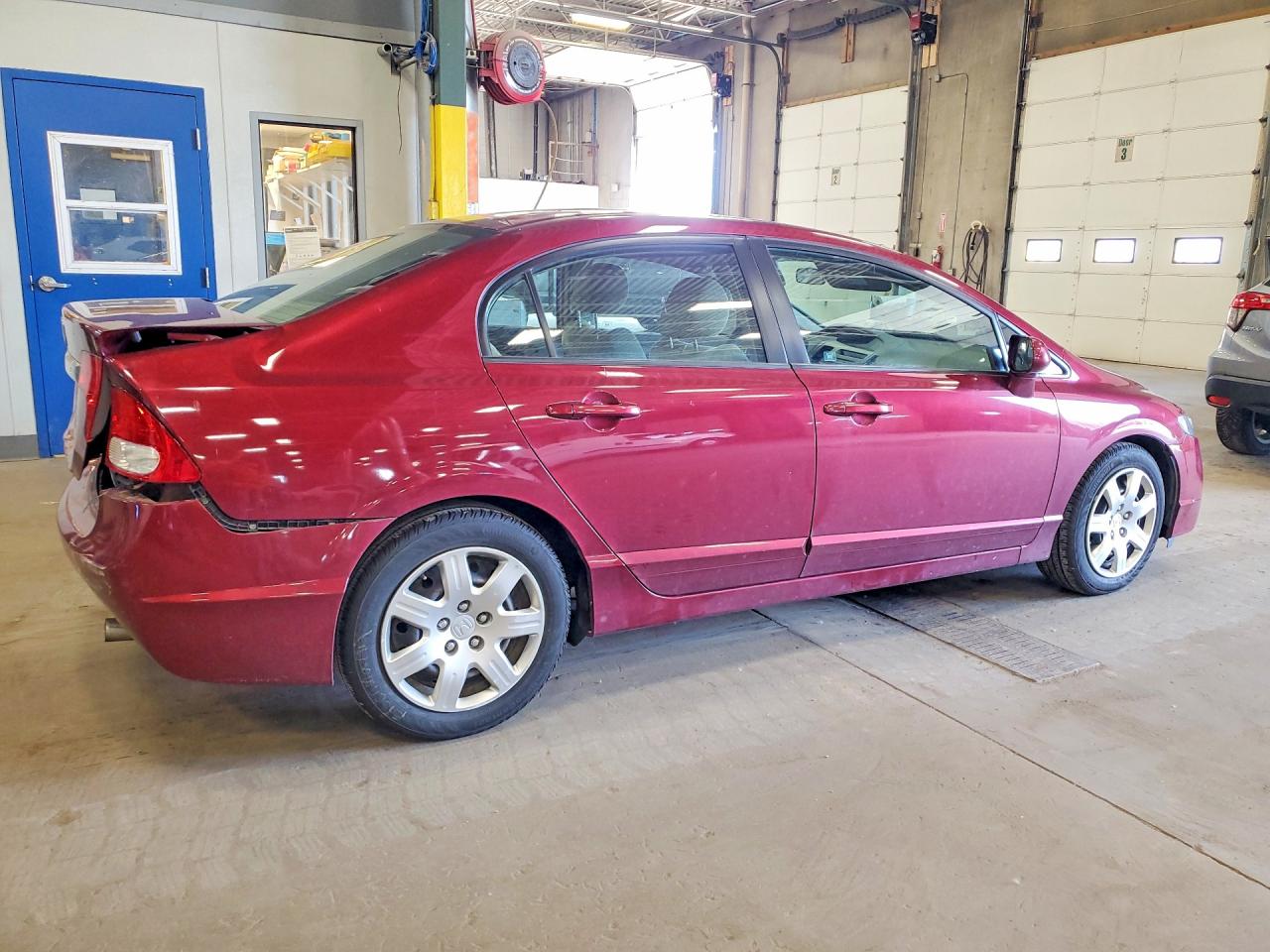 2010 Honda Civic Lx Red vin: 19XFA1F59AE062733