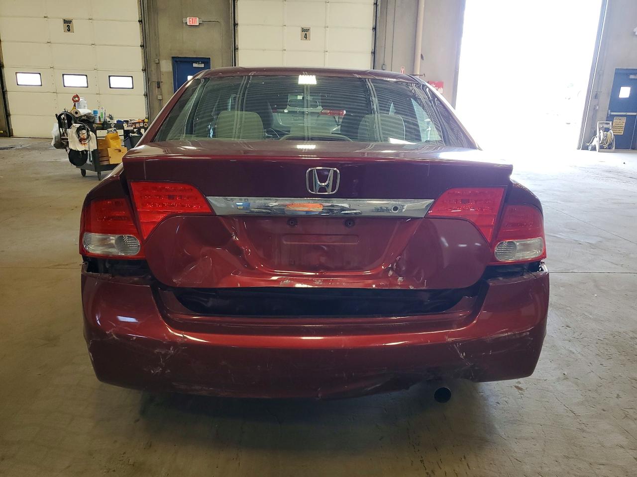 2010 Honda Civic Lx Red vin: 19XFA1F59AE062733