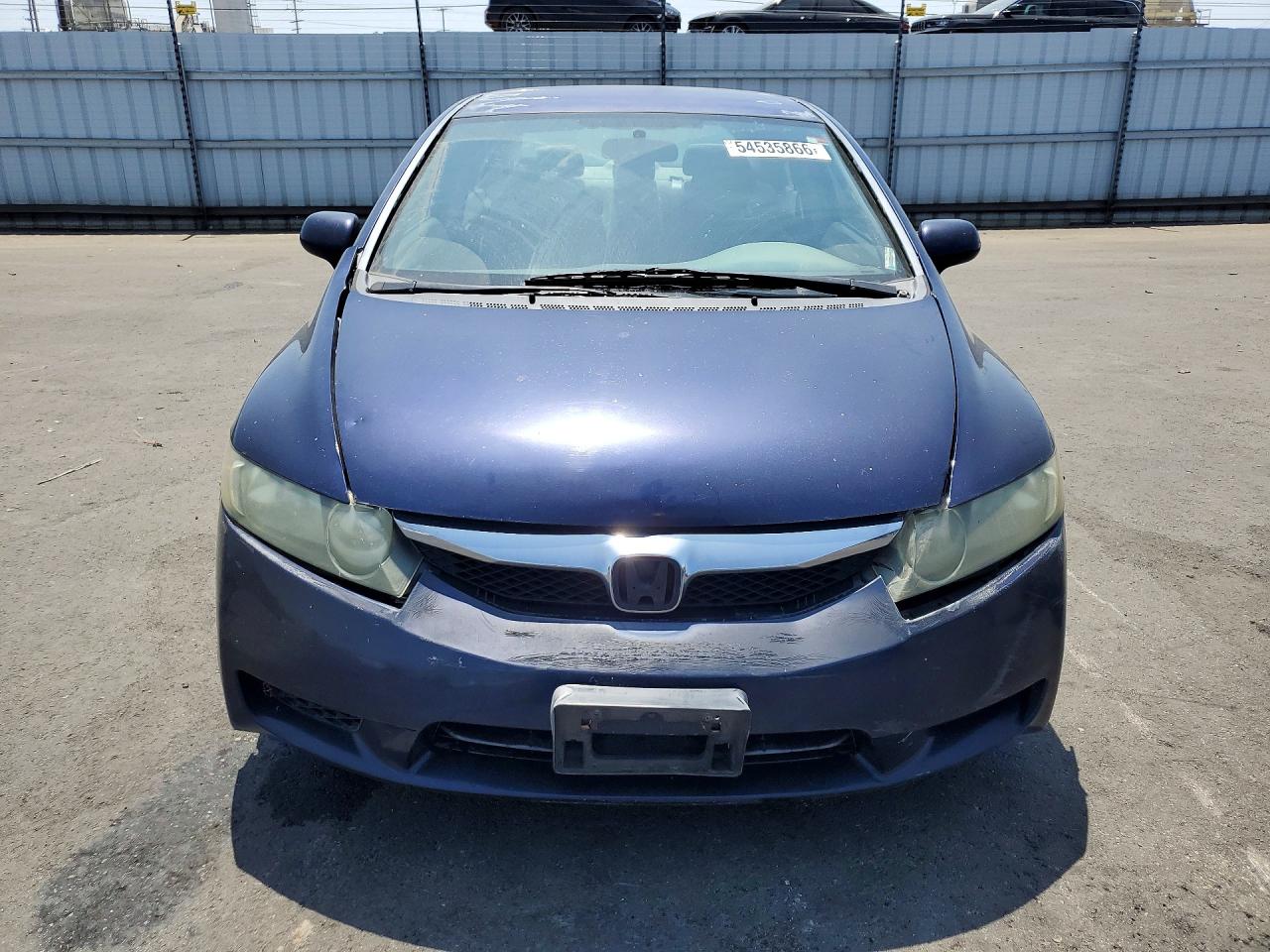 2010 Honda Civic Lx Blue vin: 19XFA1F59AE067365